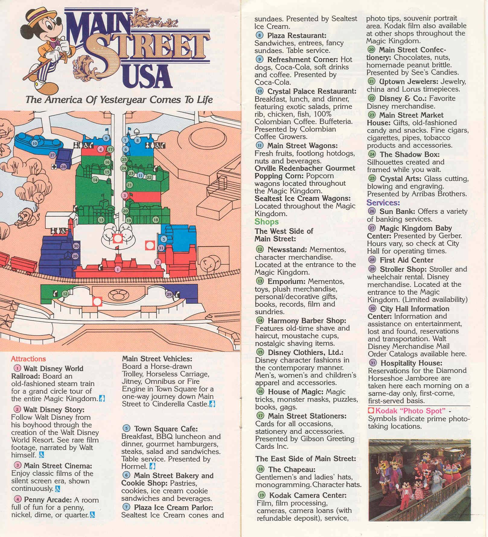 Magic Kingdom Guide Book 1986