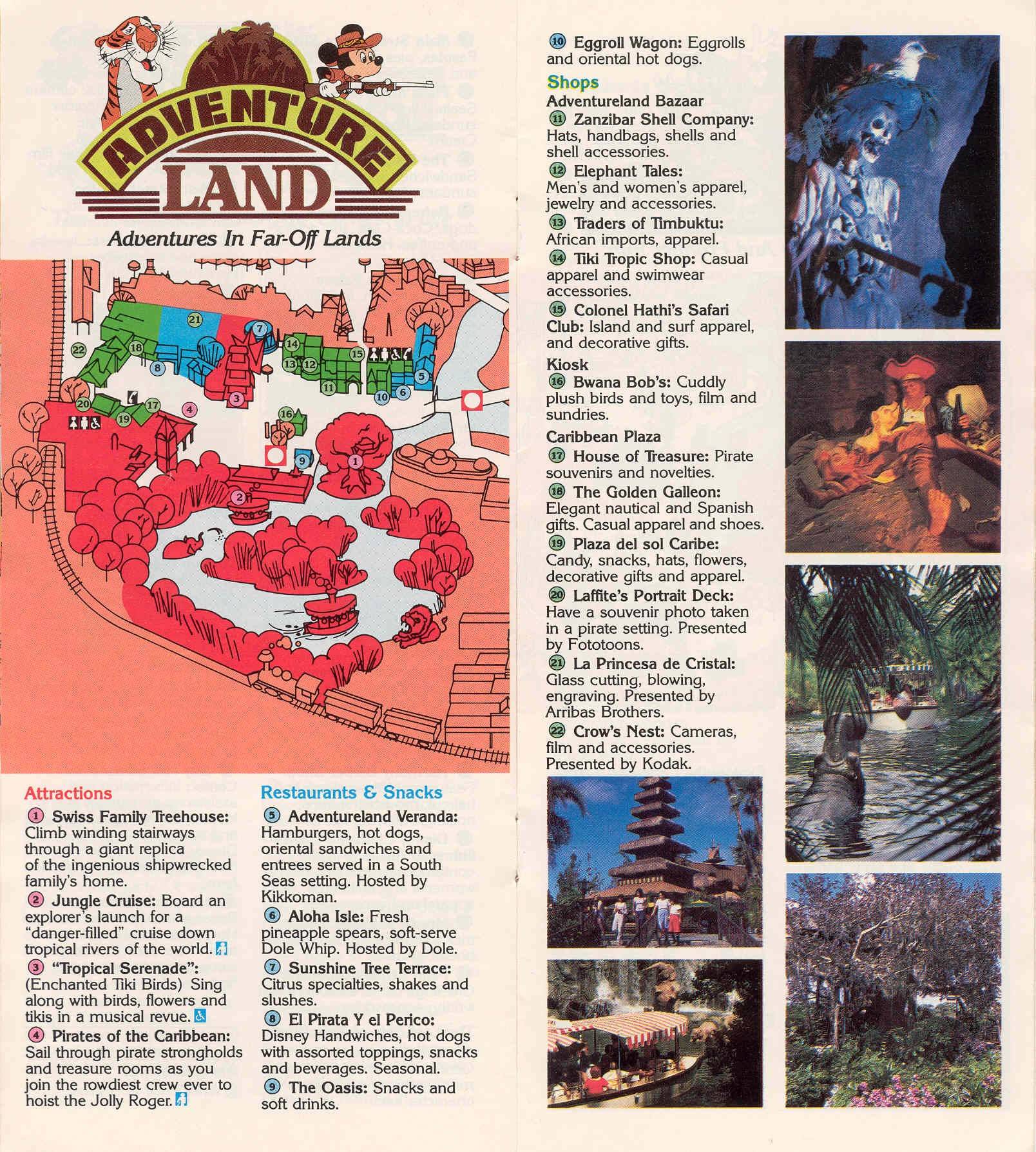 Magic Kingdom Guide Book 1988