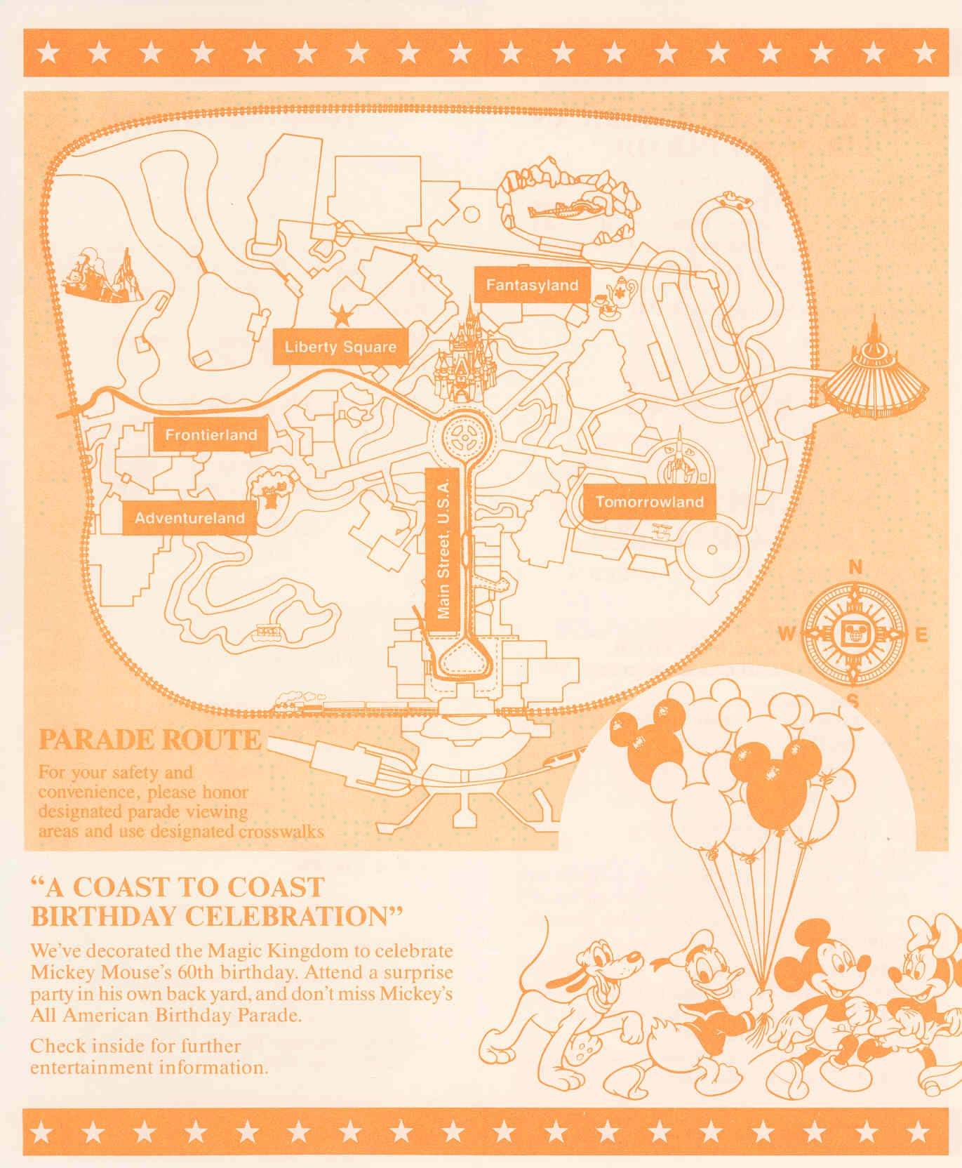 Magic Kingdom Show Guide 1989