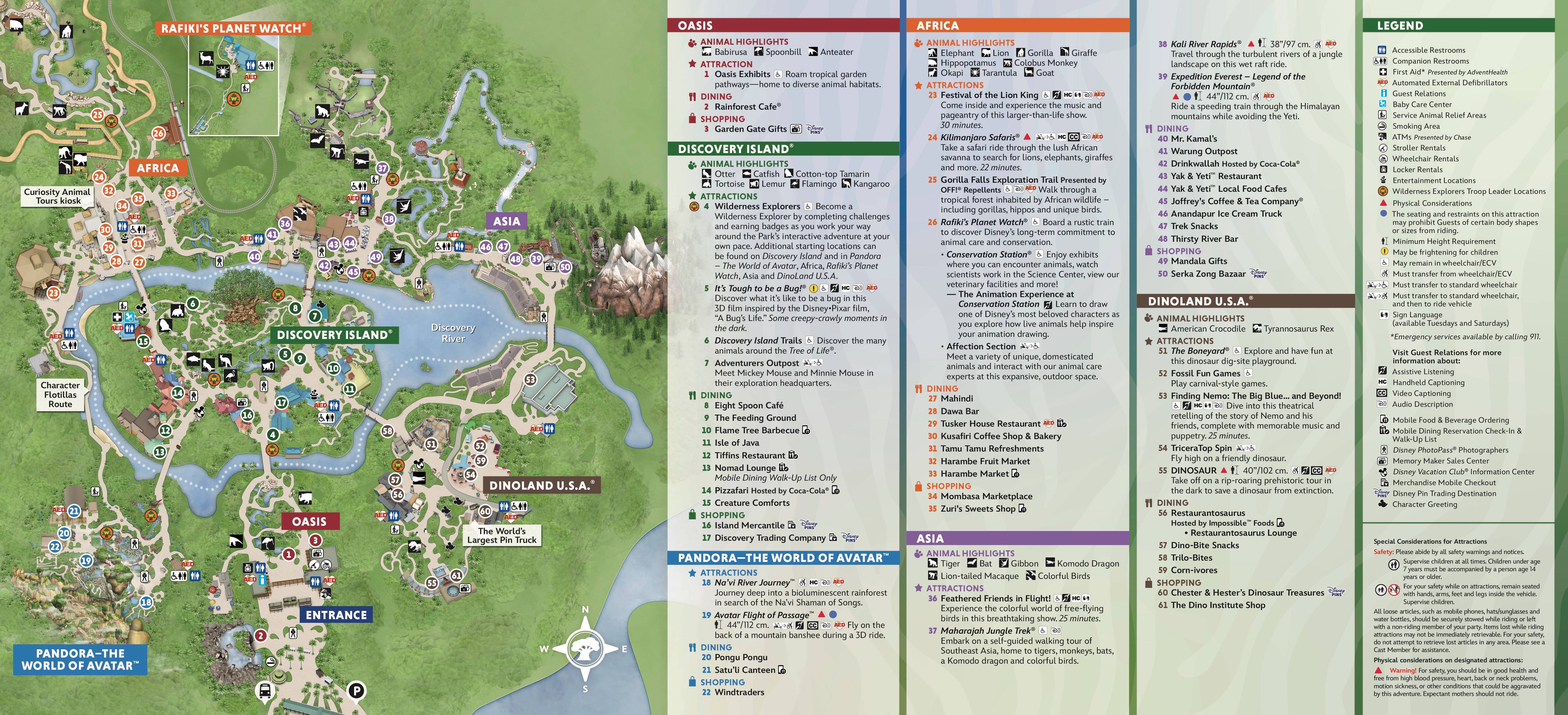 Walt Disney World Park Maps December 2023 - Photo 2 of 10
