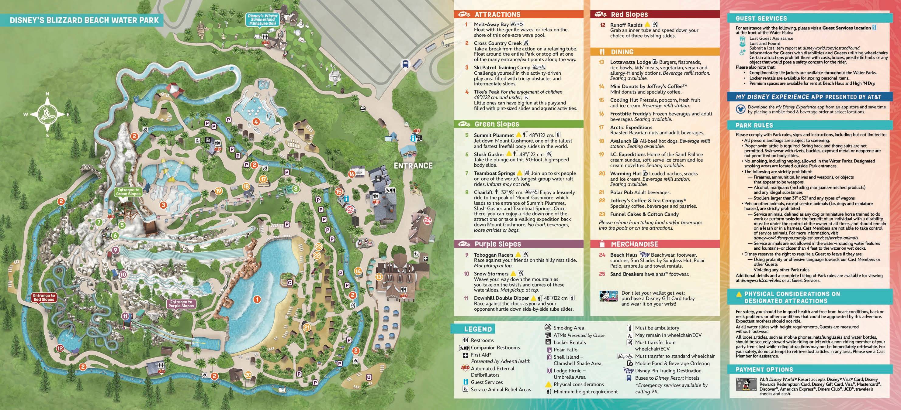 Walt Disney World Park Maps December 2023