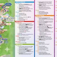Epcot Map Outline Epcot Map