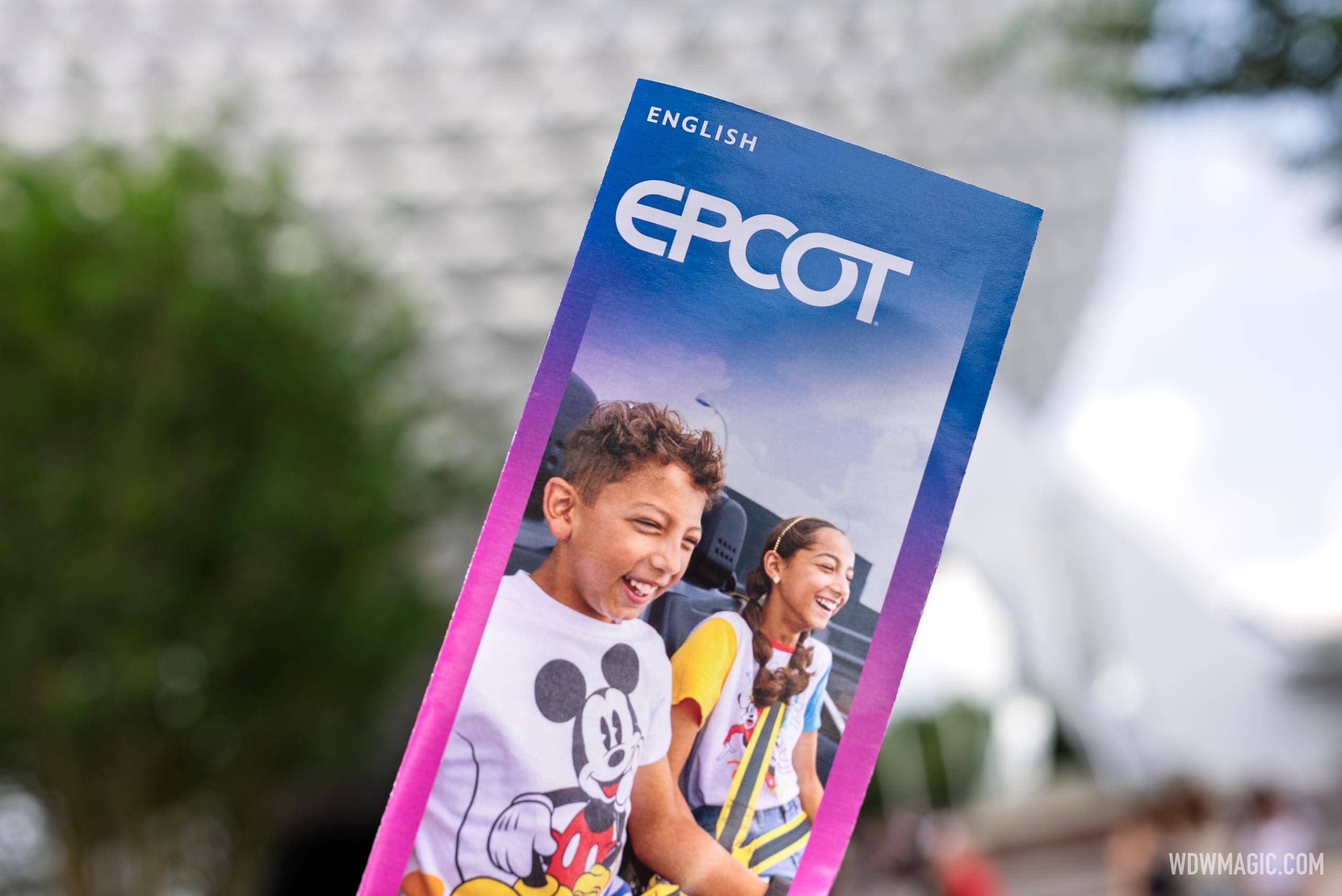 EPCOT Guide Map - July 2024