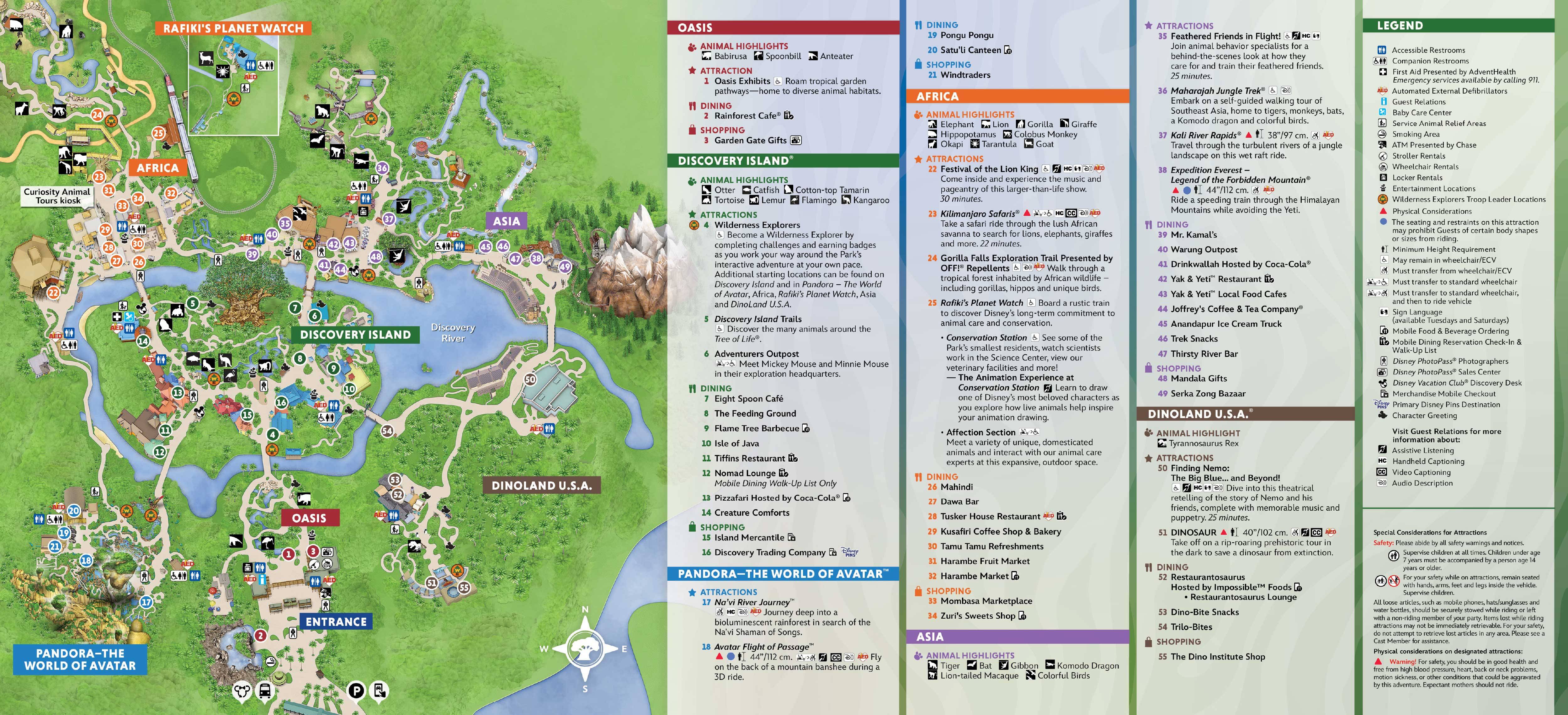 Disney Updates Animal Kingdom Map After Boneyard Closure and Walkway Changes