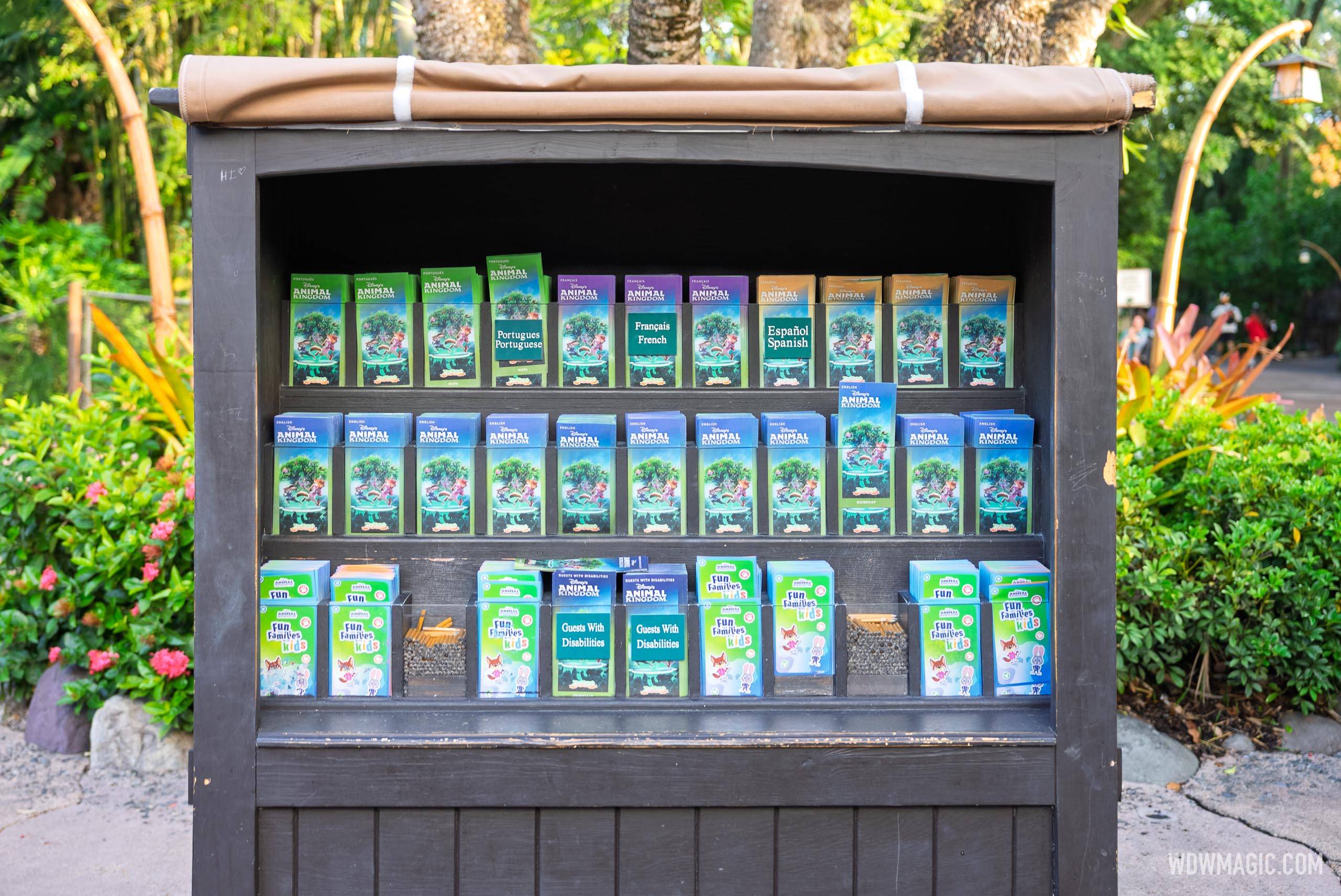 New Disney's Animal Kingdom Guide Map Features Zootopia: Better Zoogether! on the Cover