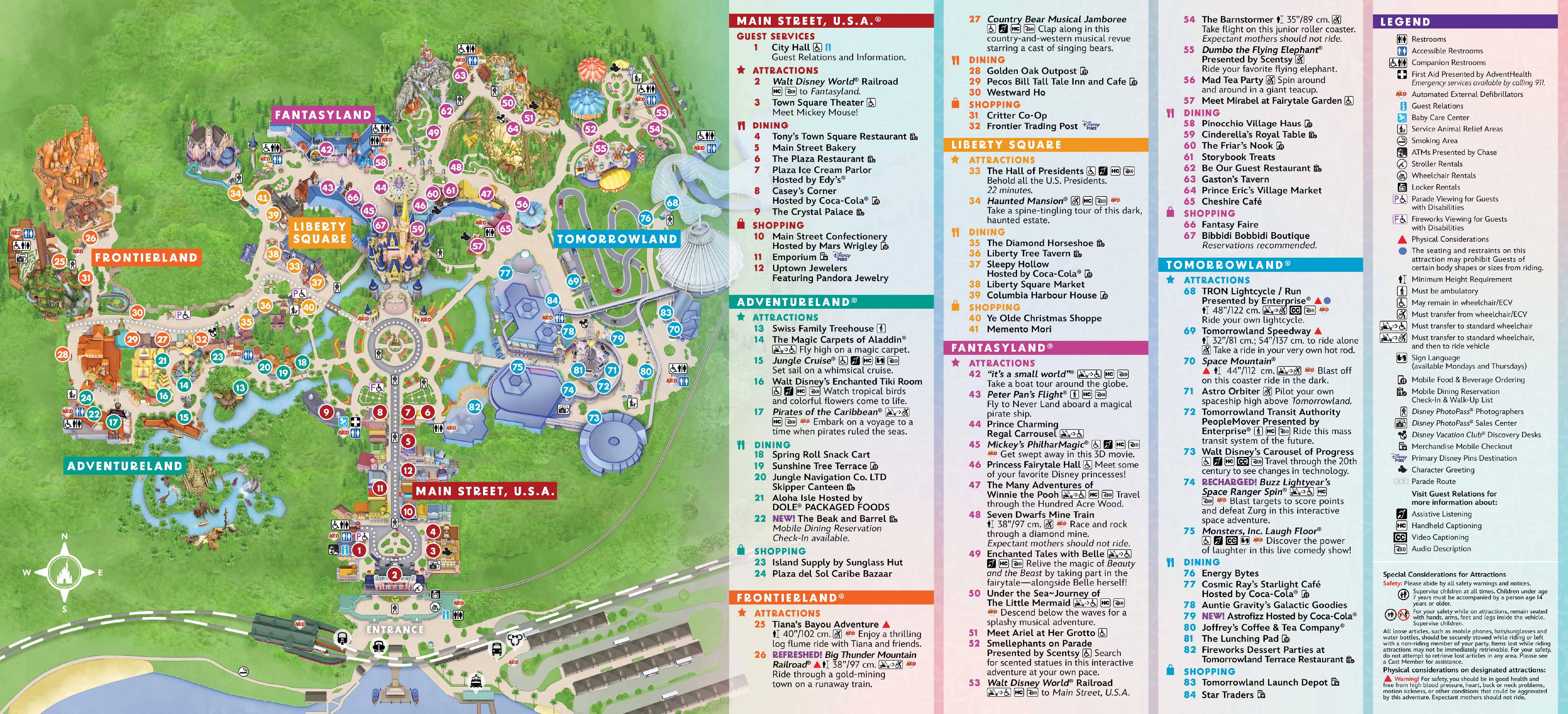 Magic Kingdom Guide Map - May 2026