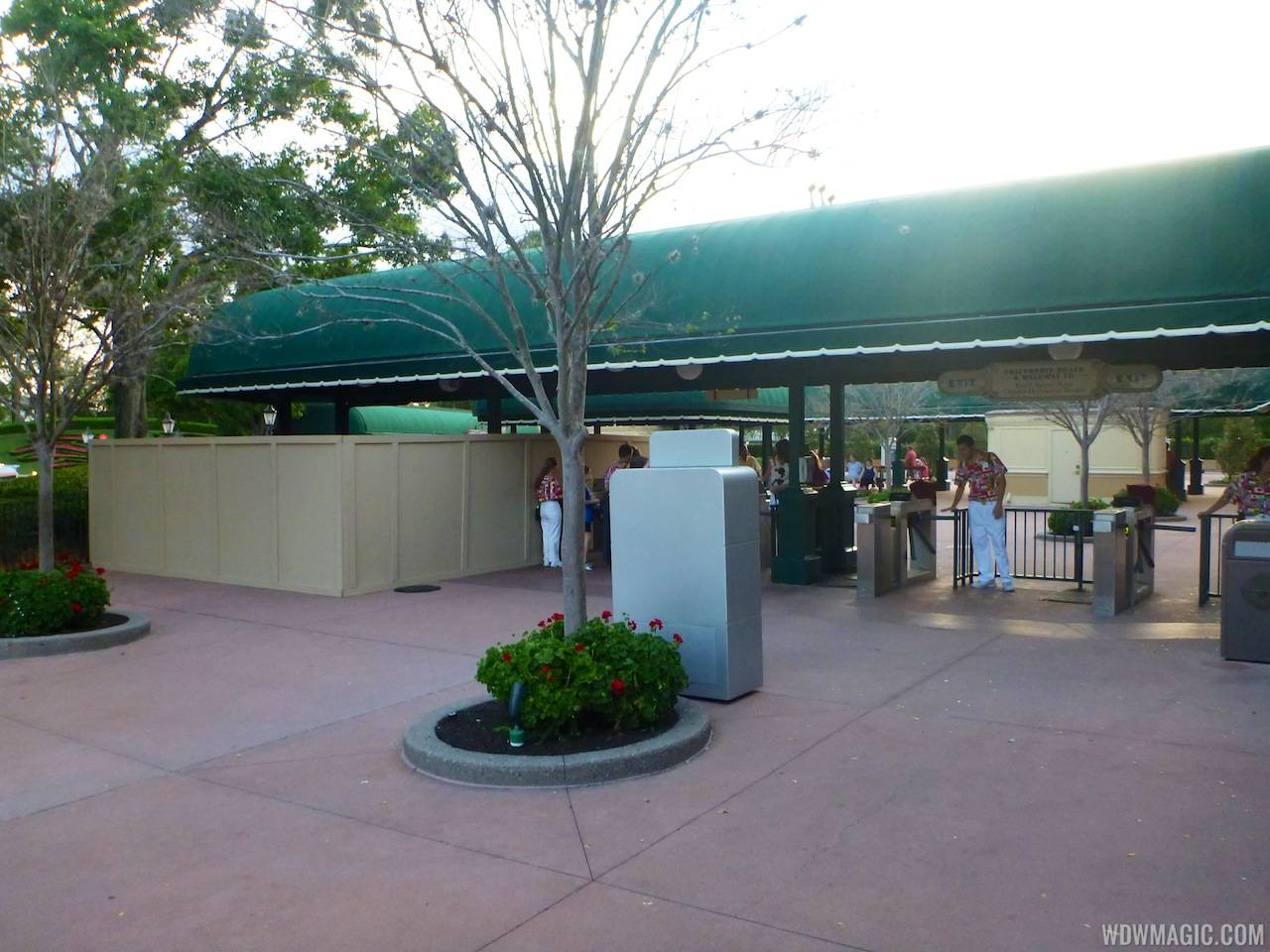 PHOTOS - MyMagic+ 'Touch to Enter' RFID turnstiles now being installed at Epcot's International Gateway