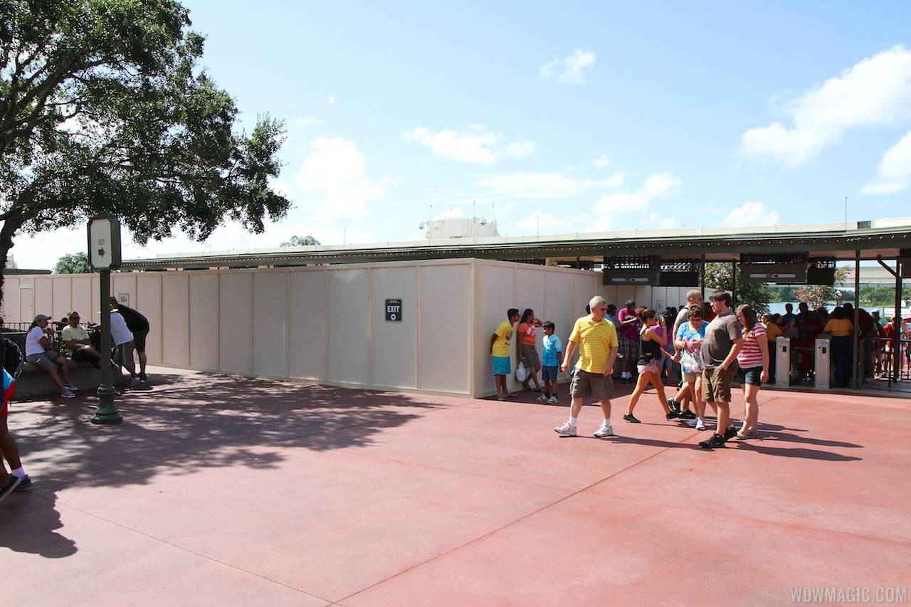 Another section of turnstiles are being reconfigured into MyMagic+ touch to enter at the Magic Kingdom