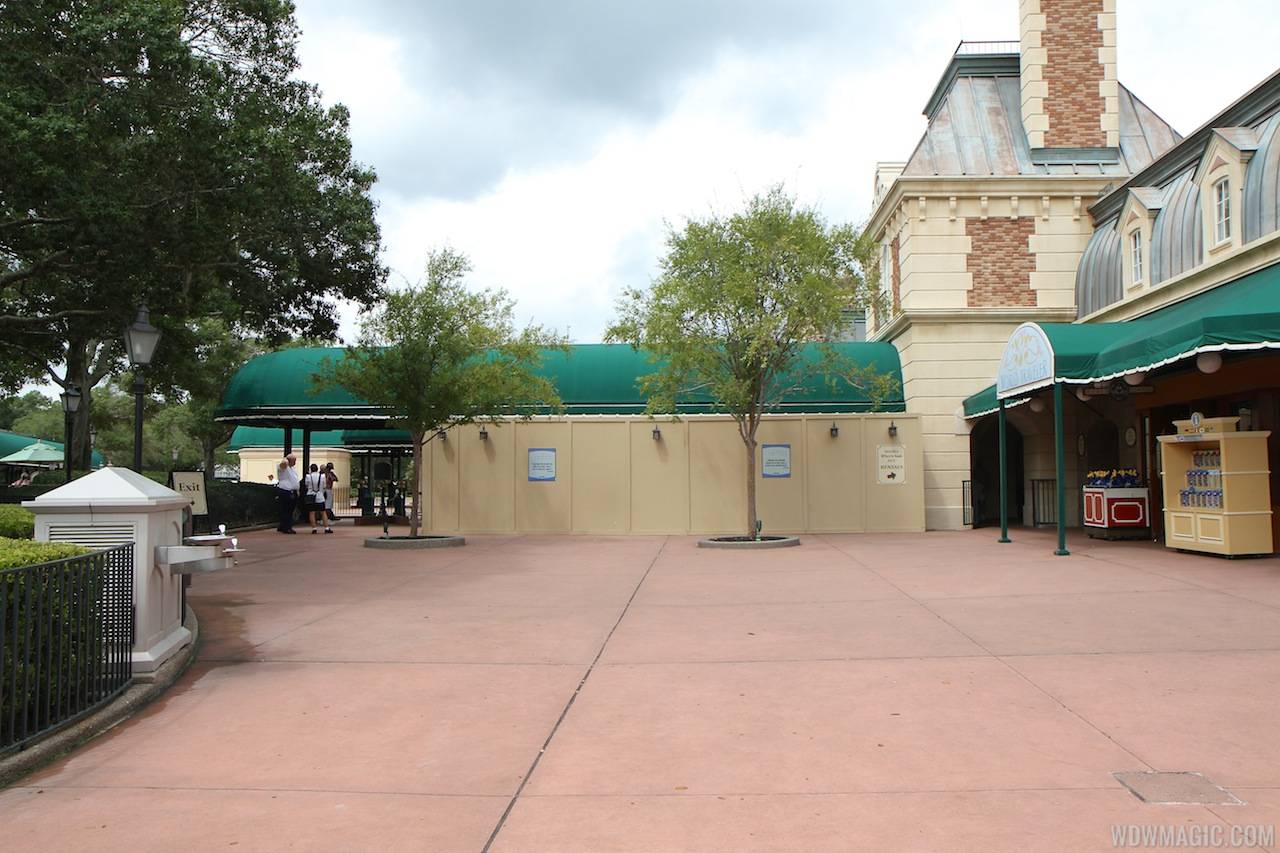PHOTOS - MyMagic+ touch-to-enter construction at Epcot's International Gateway