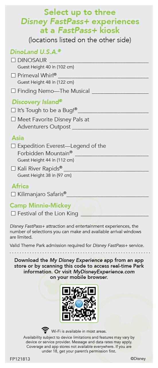 Hands-on with FastPass+ for non resort guests at Disney's Animal Kingdom