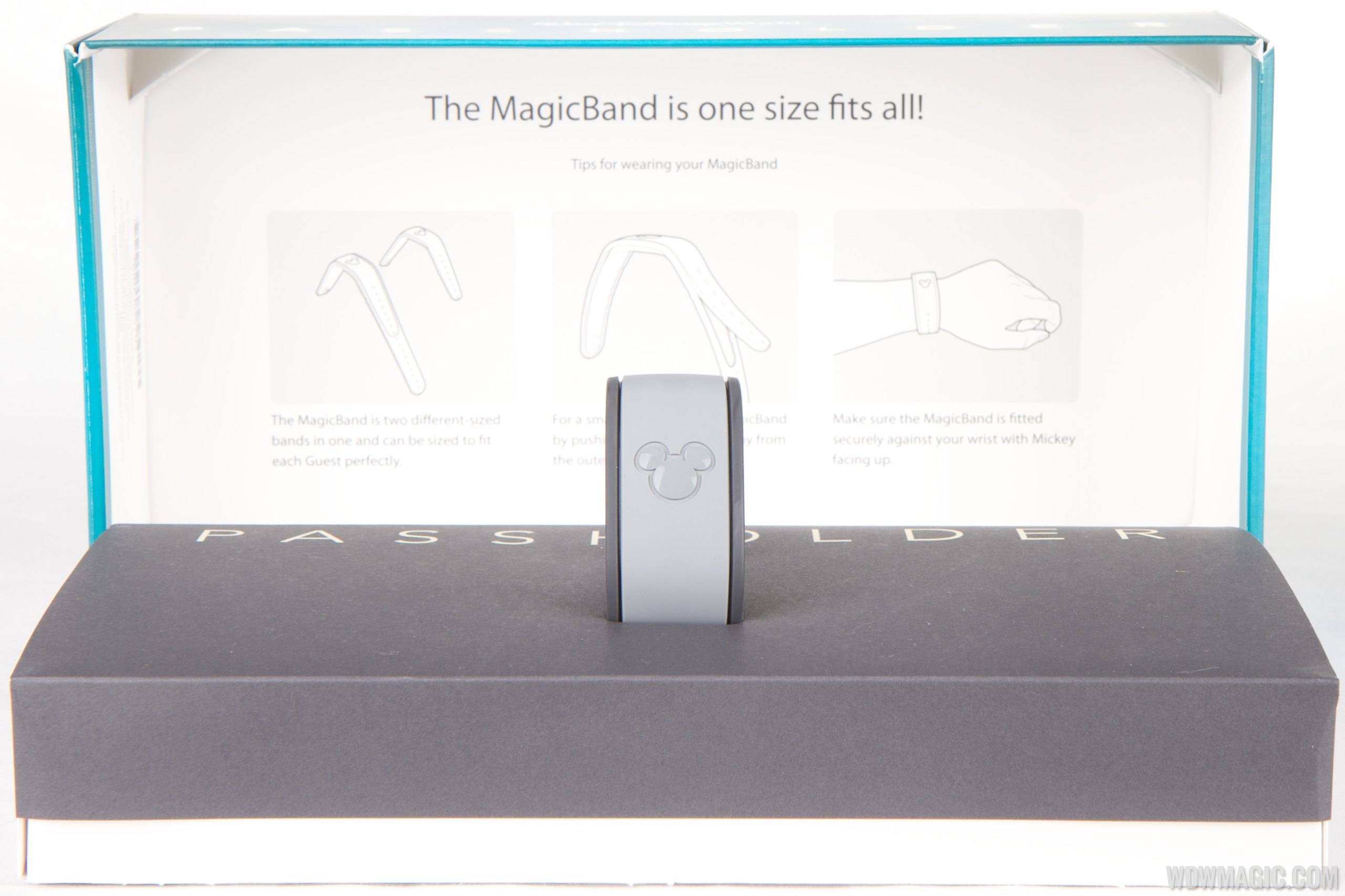 Passholder MagicBand inside the box
