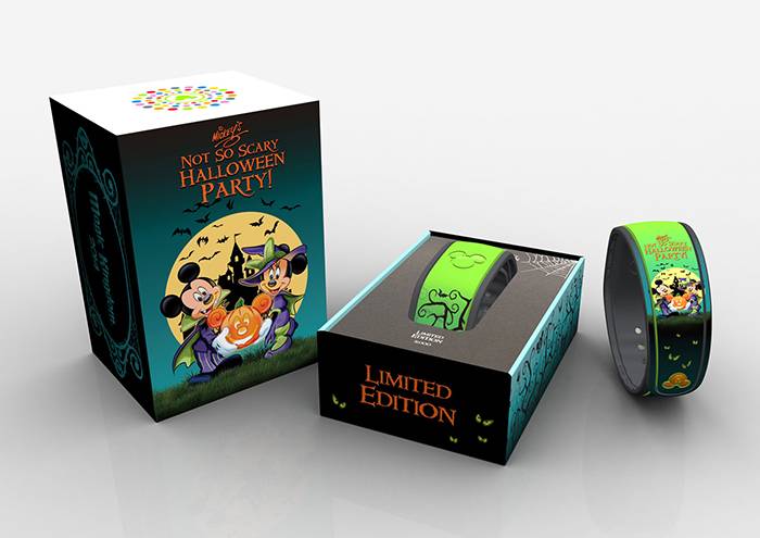 Haunted Mansion and Mickey's Not So Scary Halloween Party limited edition MagicBands