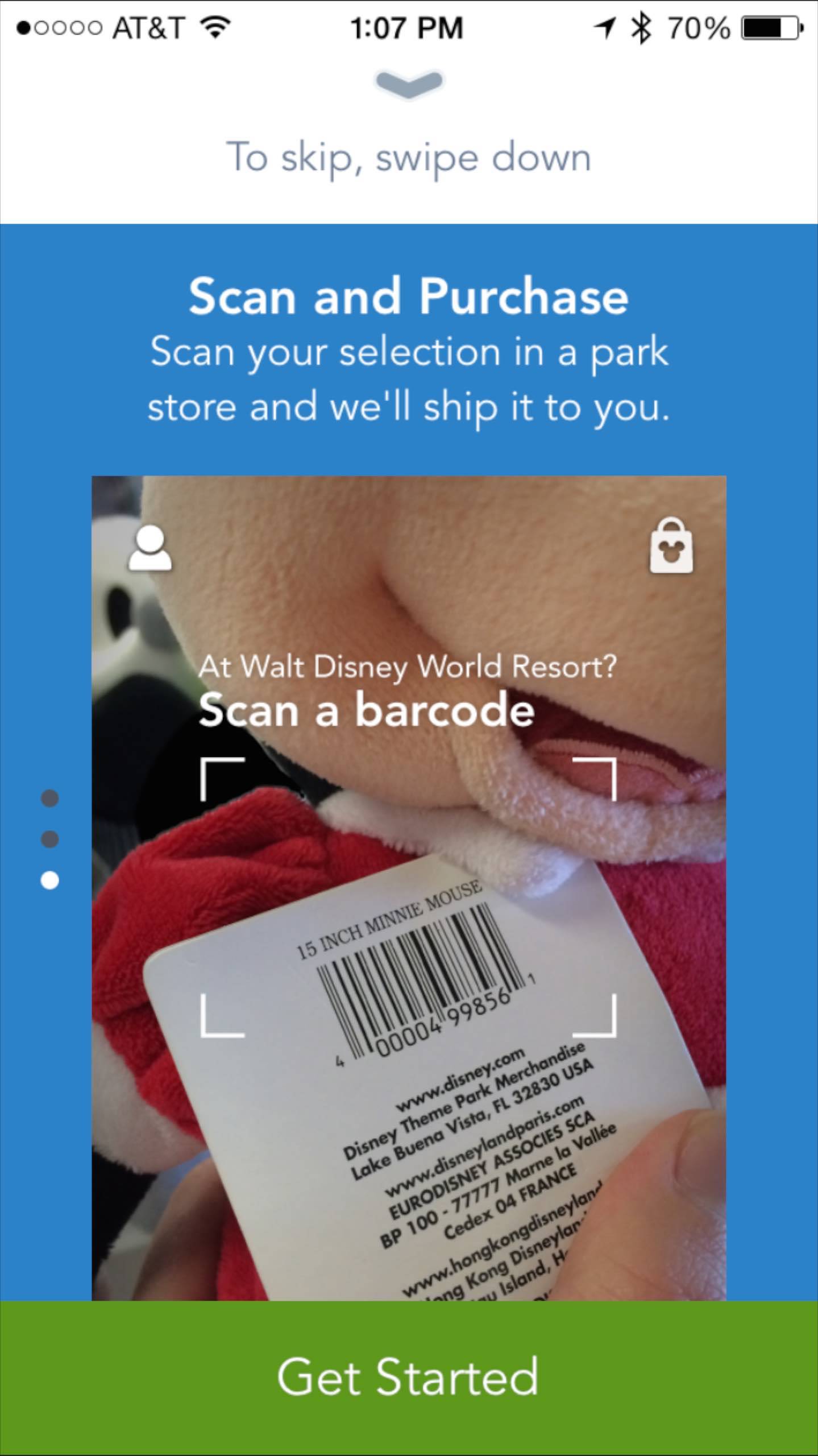 Shop Disney Parks app screenshots