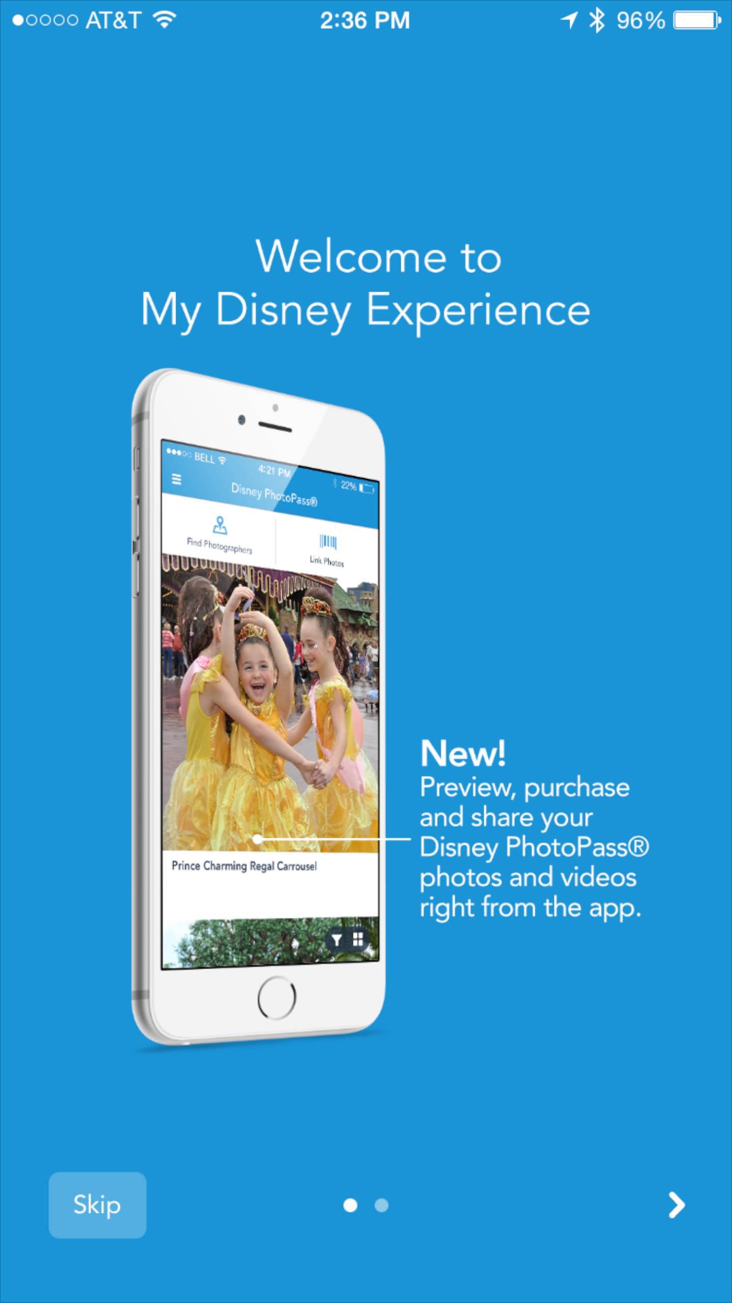 My Disney Experience PhotoPass screenshot - What's new