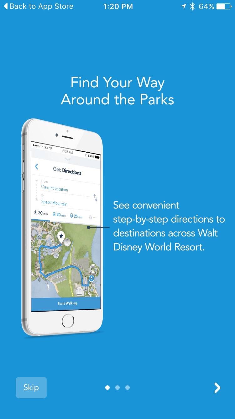 Hands-on with the new 'Get Directions' feature of My Disney Experience