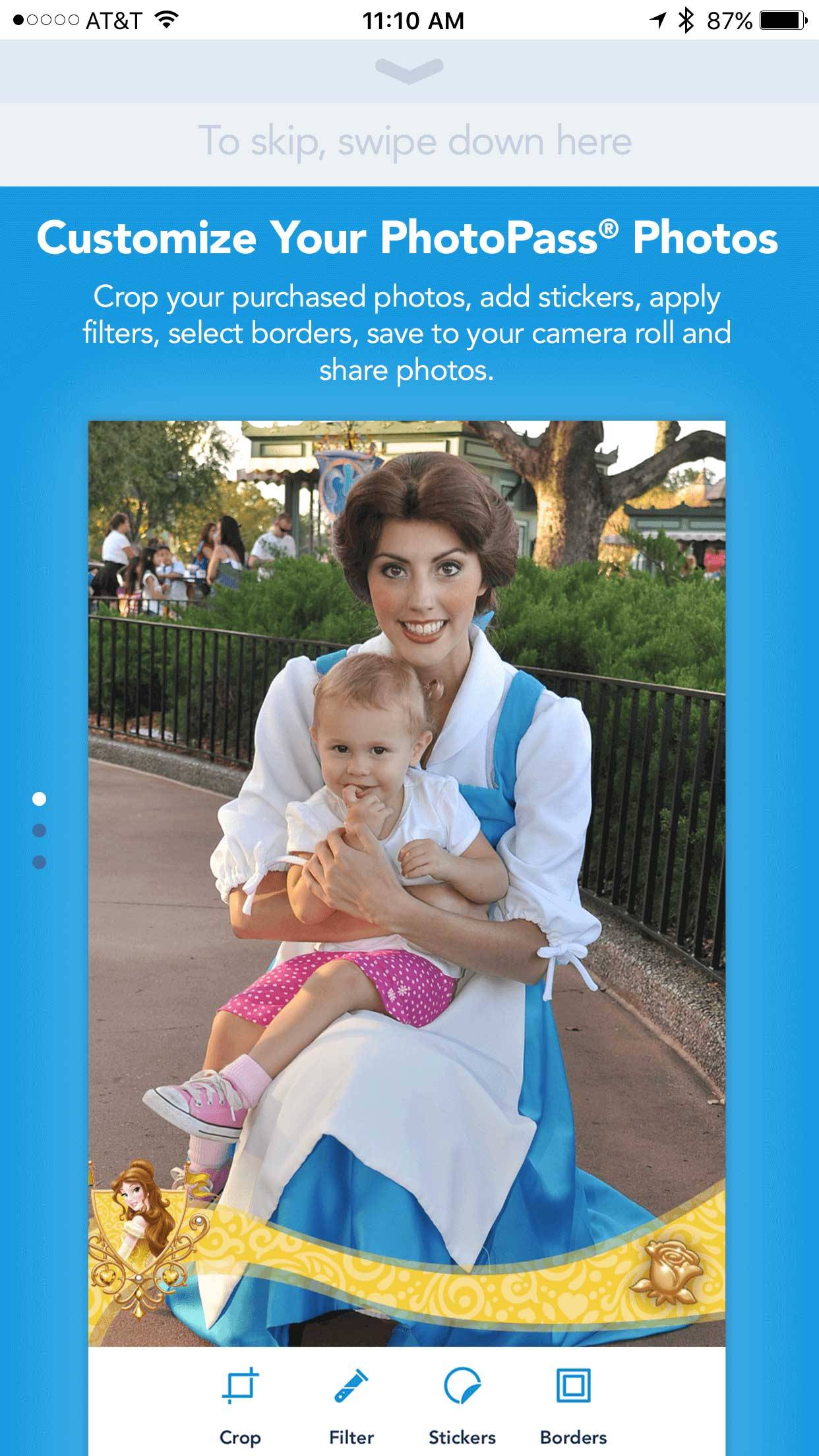 My Disney Experience PhotoPass editing