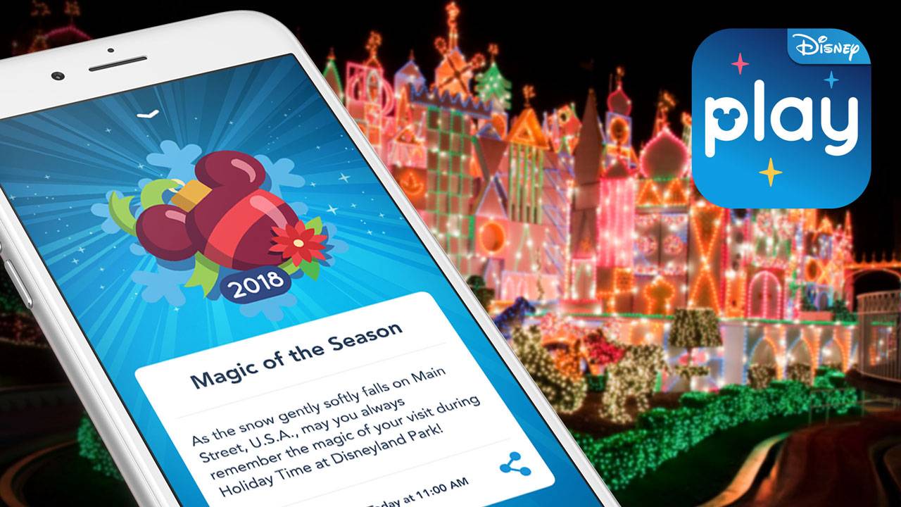 Play Disney Parks app holiday enhancements