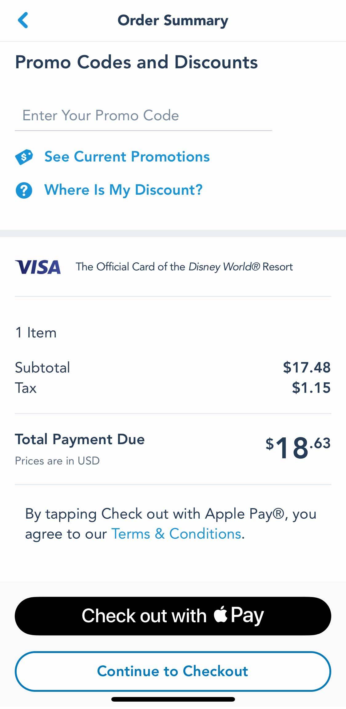 Mobile Order Return Window, Apple Pay and Gift Card support
