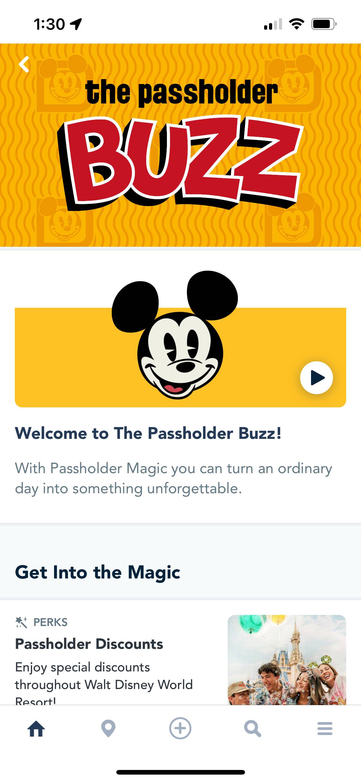 'Passholder Buzz' comes to My Disney Experience
