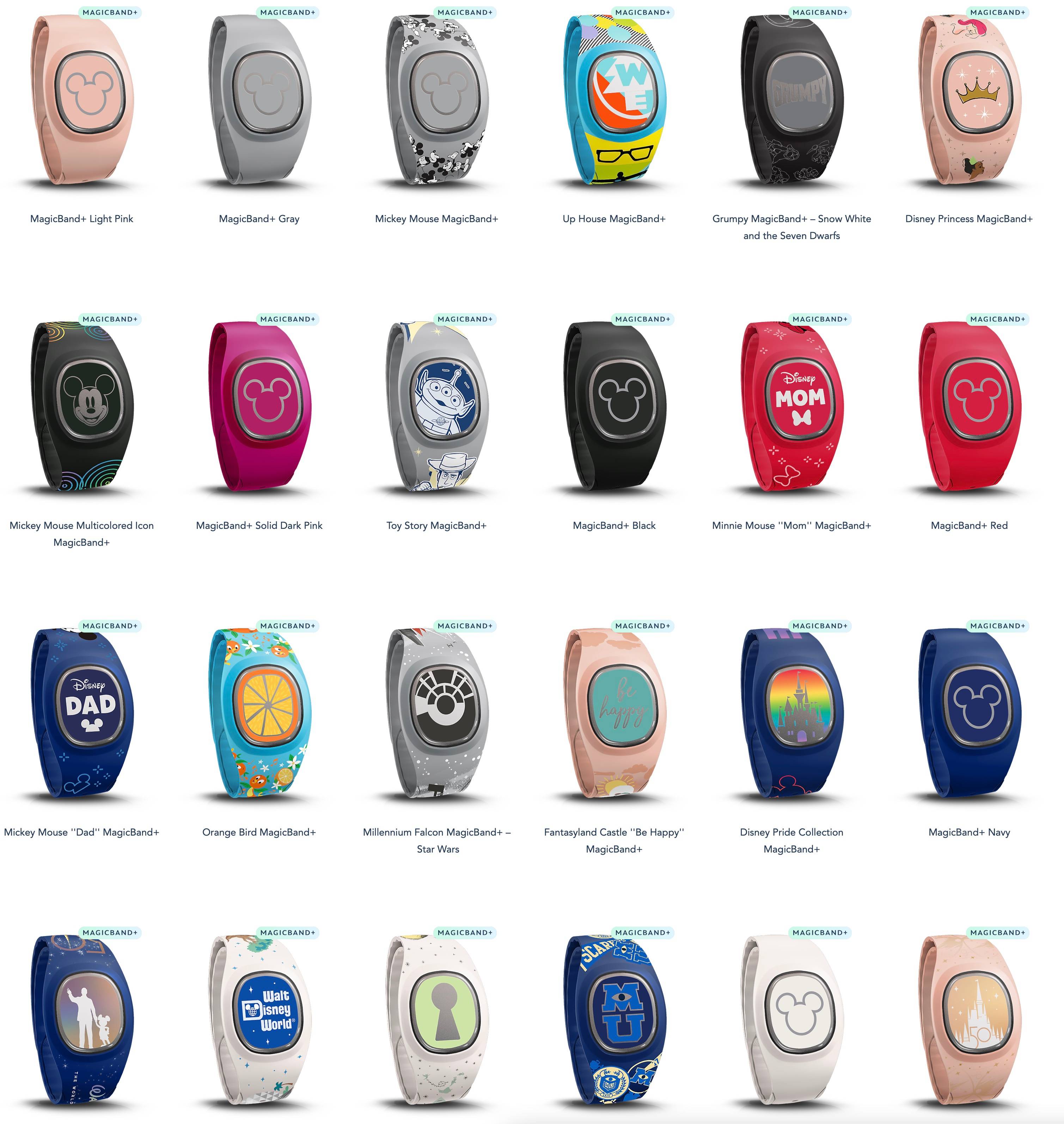 MagicBand designs available online - July 27 2022