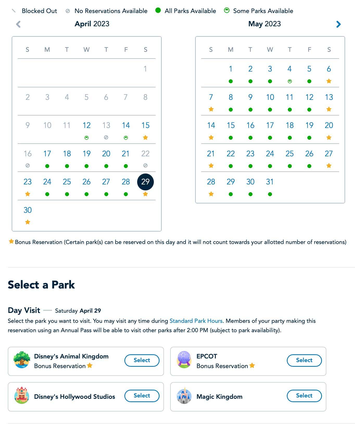 Disney Park Pass Reservation System Updated (New Limits, New Calendar,  Ability to Modify, and More)