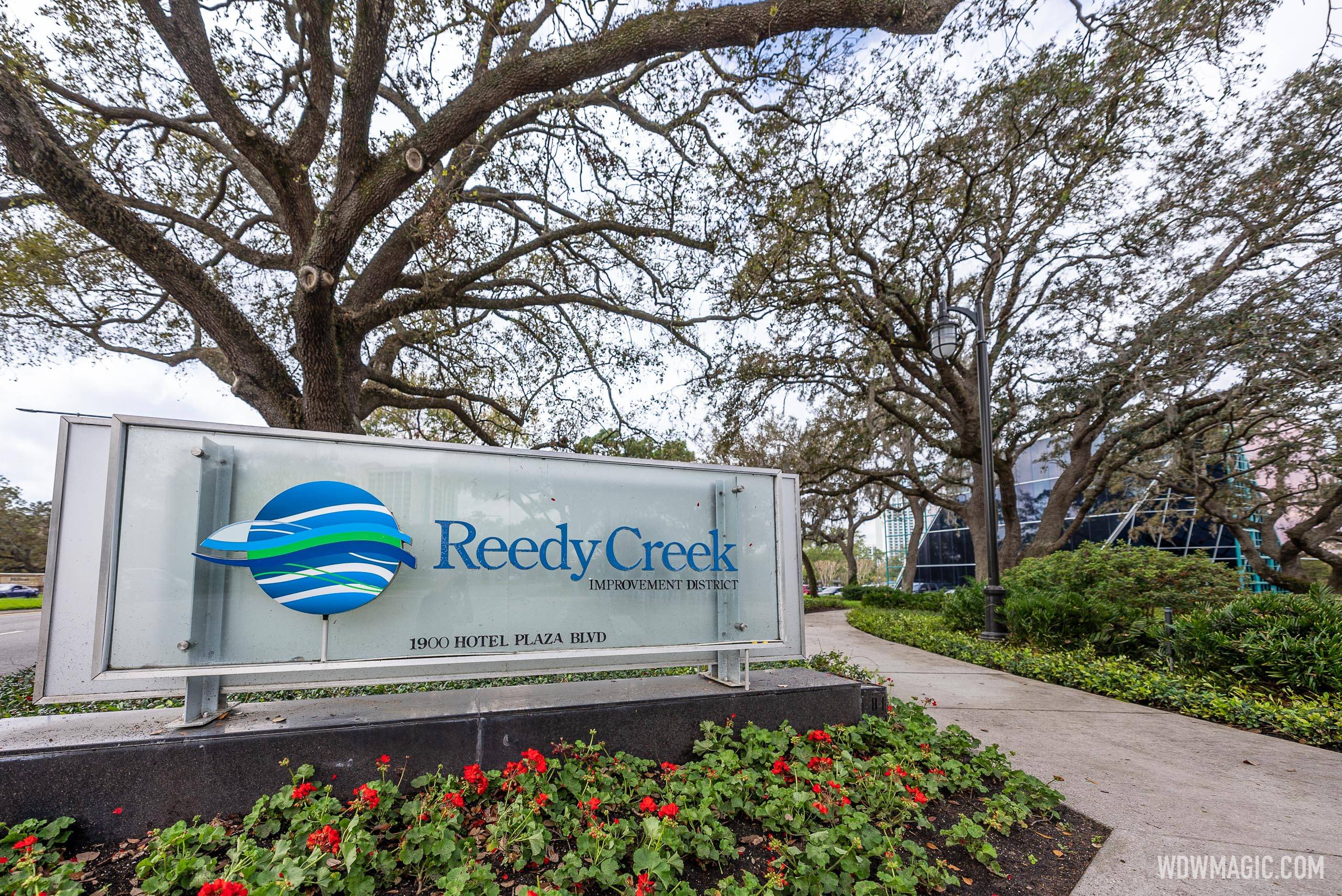 Florida Governor Ron DeSantis spoke today at Reedy Creek HQ near Disney Springs at Walt Disney World