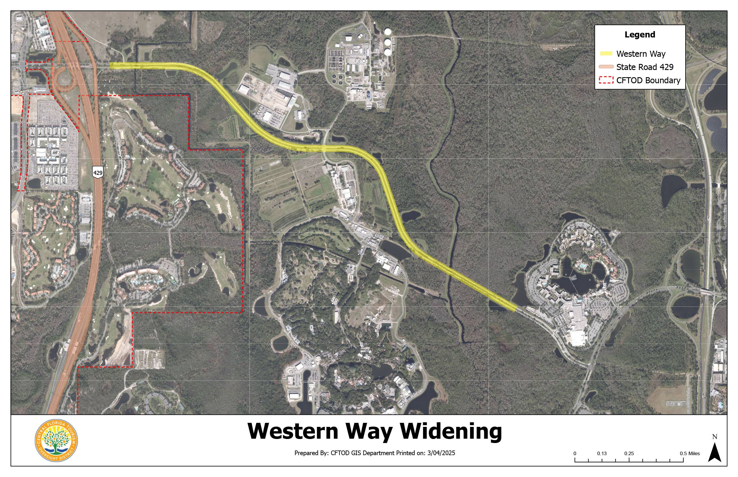 Western Way Expansion and Interchange Redesign Target Disney World Traffic Relief