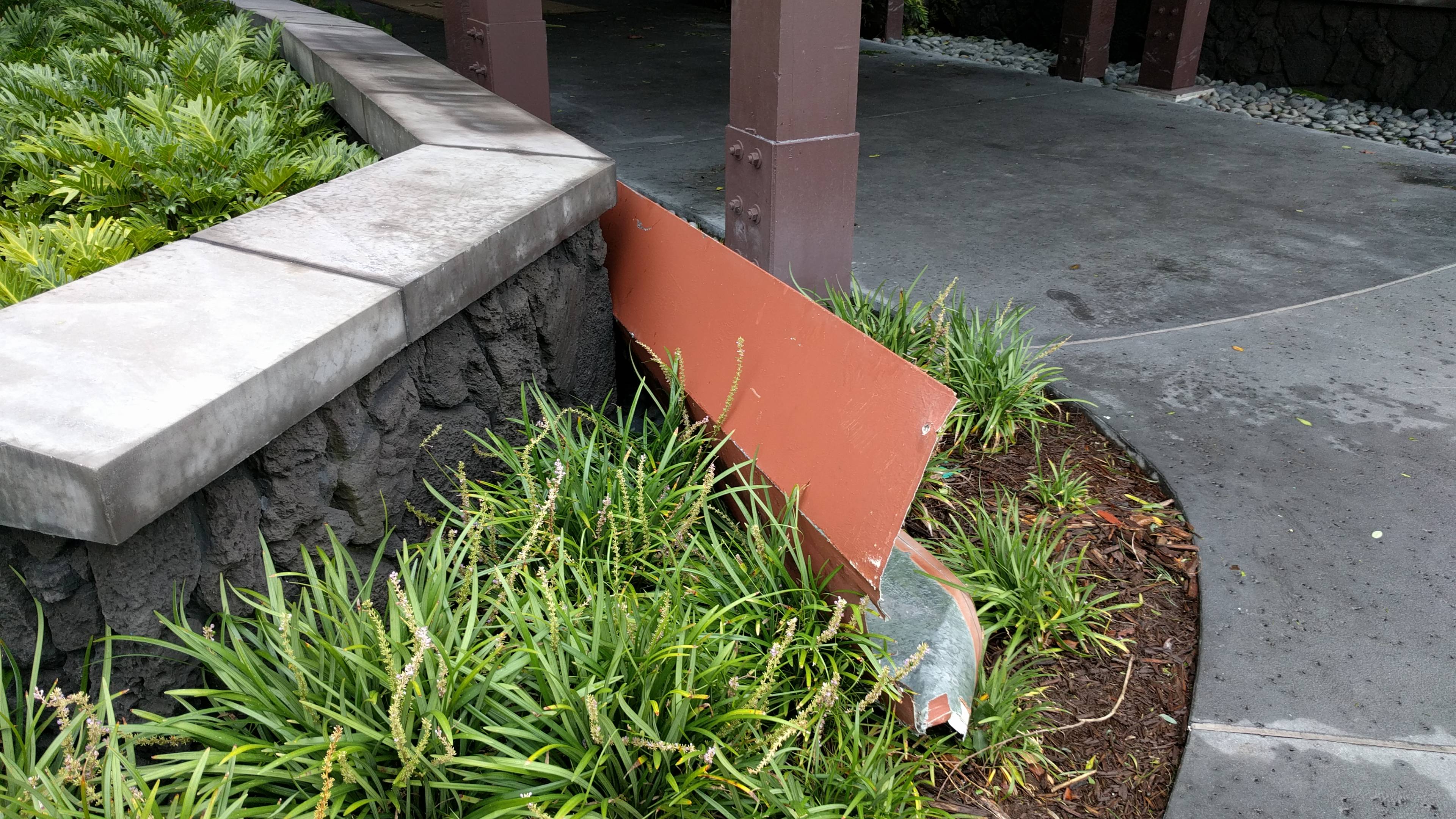 Hurricane Irma damage at Disney's Polynesian Resort