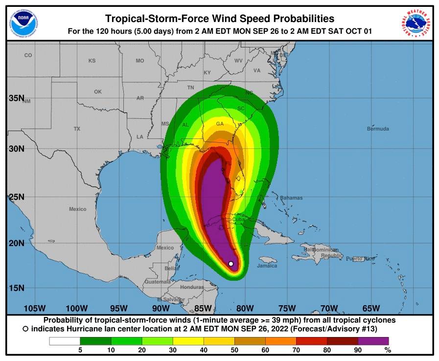 Hurricane Ian - September 26 2022