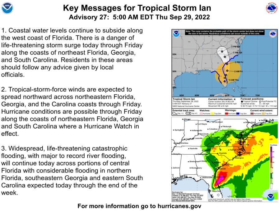 Significant flooding reported in Orlando as Hurricane Ian passes Walt Disney World