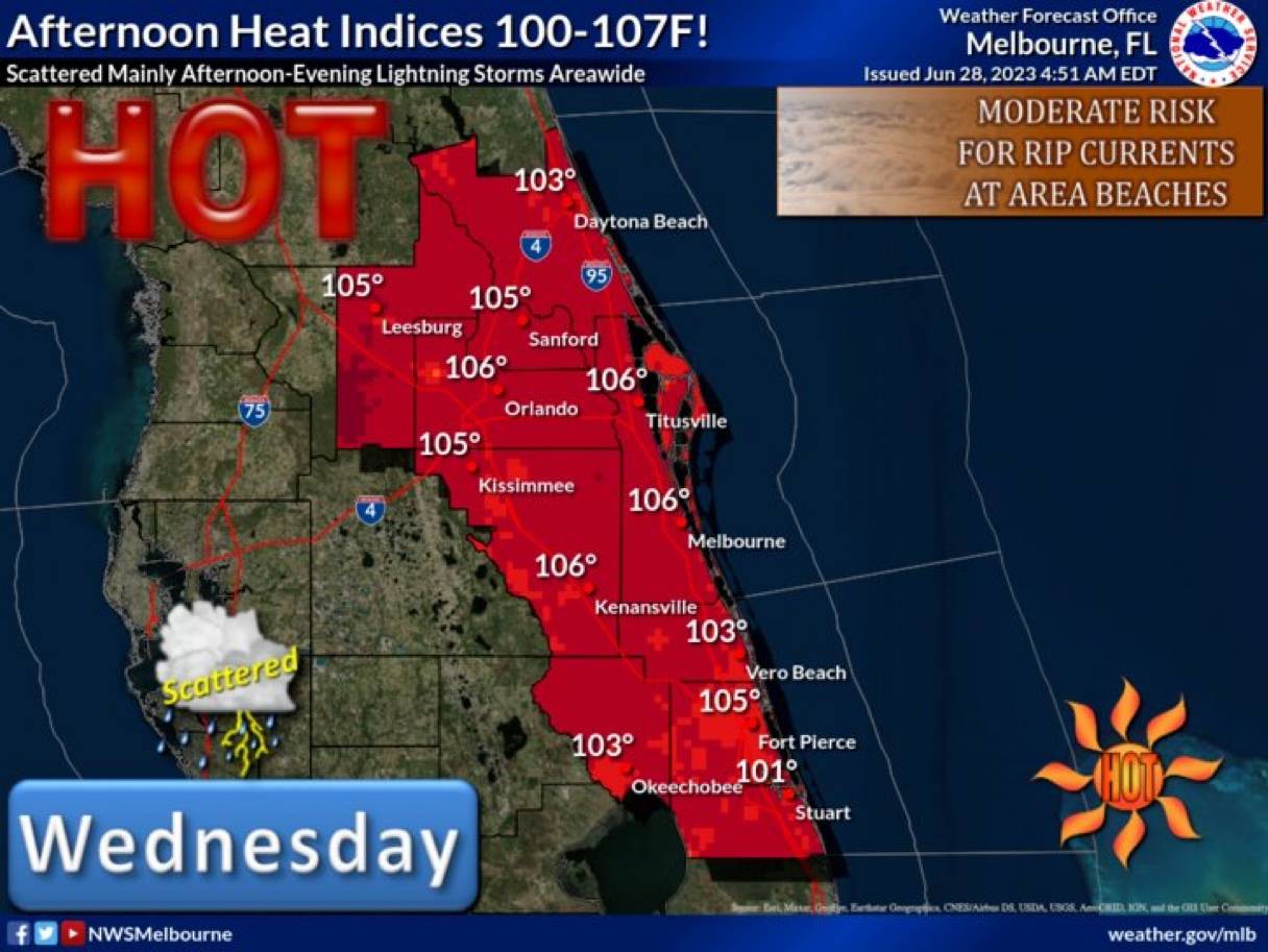 June 28 Heat Index