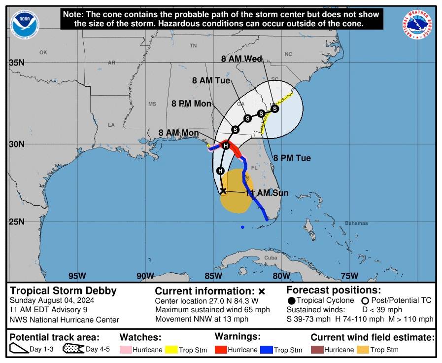 Tropical Storm Debby