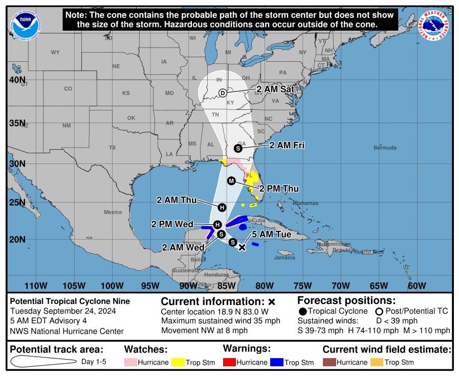 Potential Tropical Cyclone 9