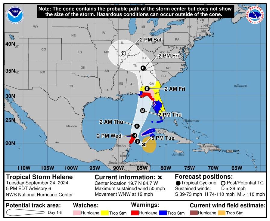 Tropical Storm Helene