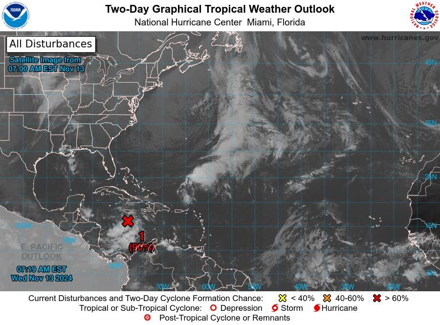 Potential Hurricane Sara Could Impact Walt Disney World Area Next Week