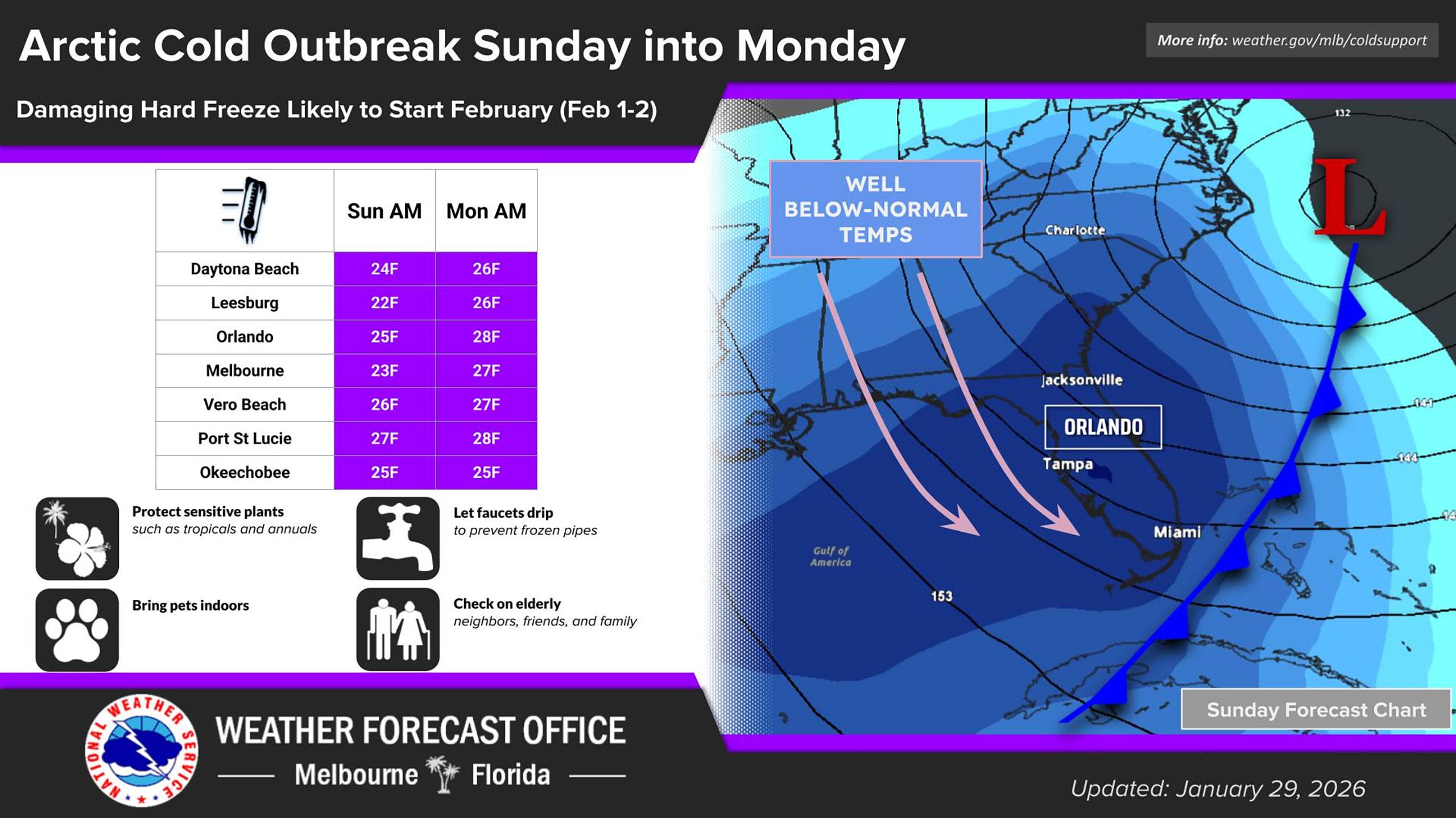 Disney World Under Extreme Cold Watch - February 1 2026