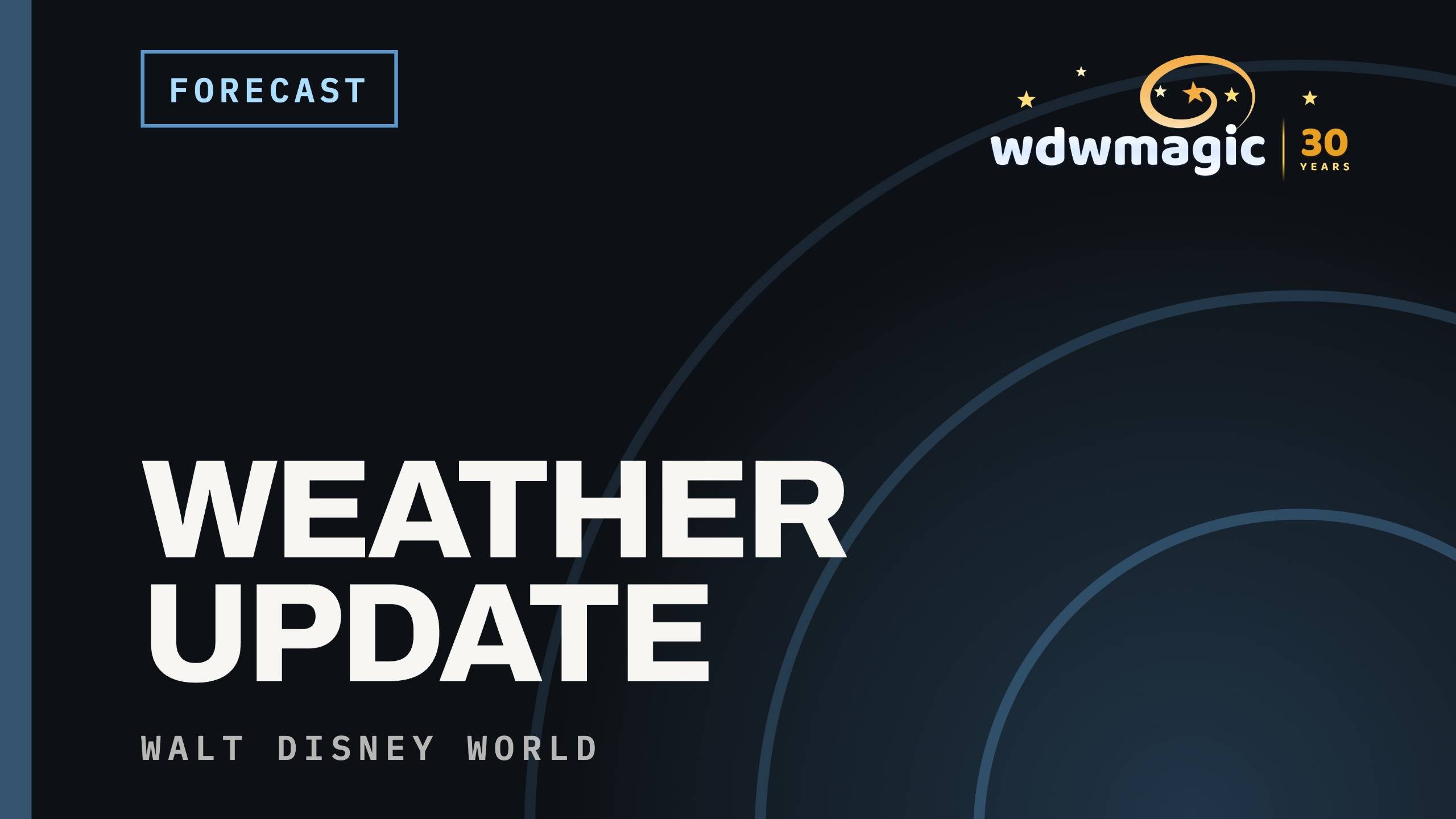 Walt Disney World Faces a Week of Rain, Starting Today