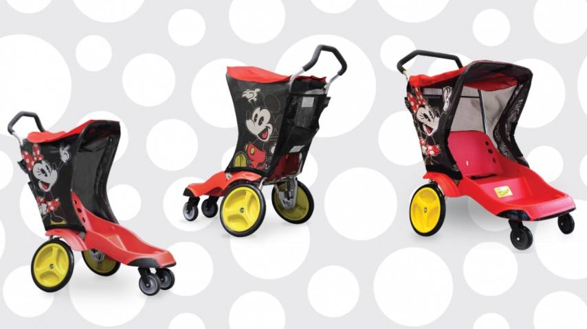 New Mickey and Minnie themed strollers