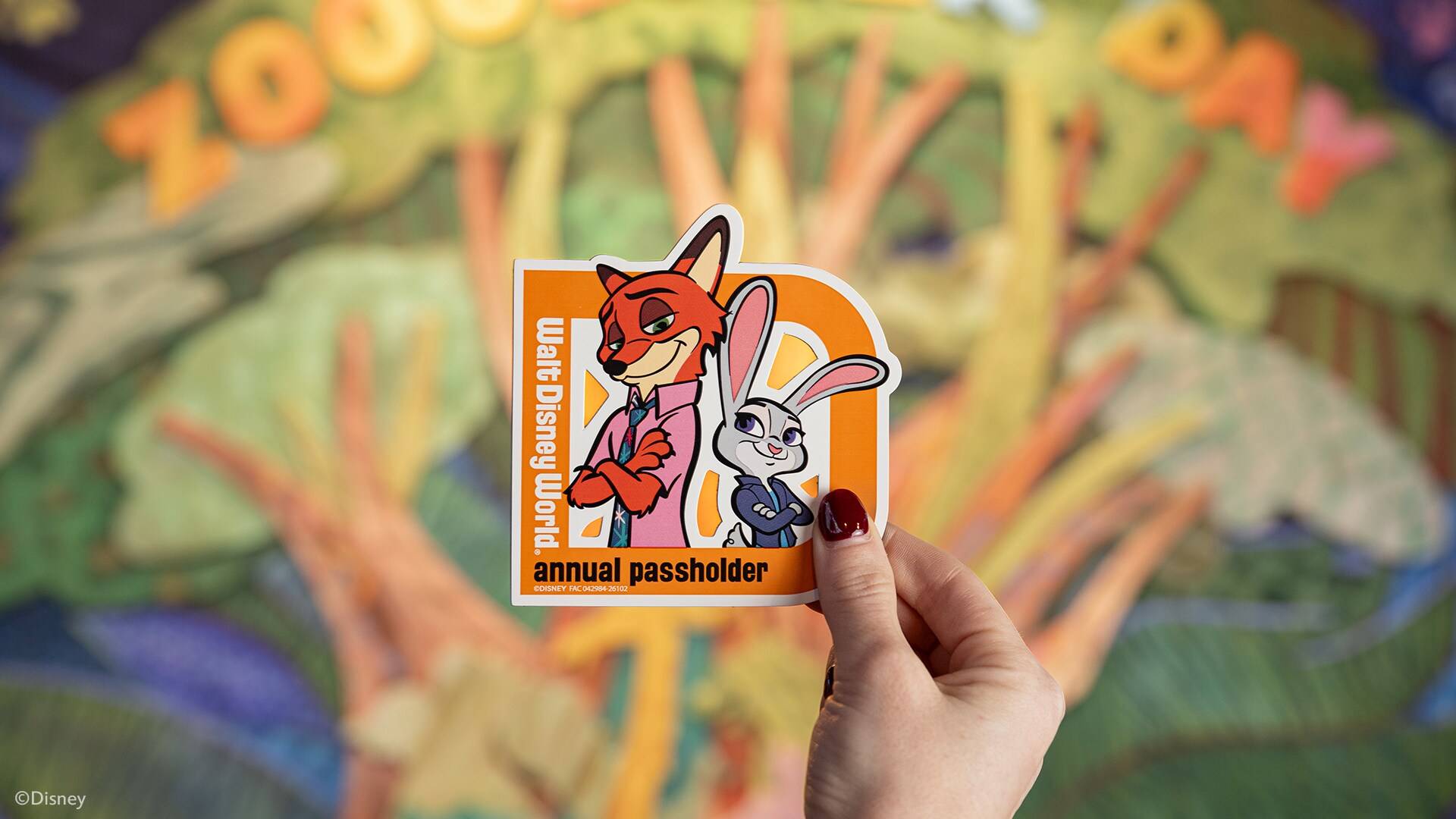 New Zootopia Annual Passholder Magnet at Animal Kingdom - February 2026
