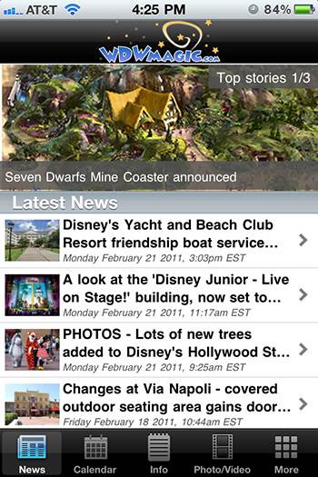 WDWMAGIC Screenshots - FREE iPhone and iPod Touch app from WDWMAGIC