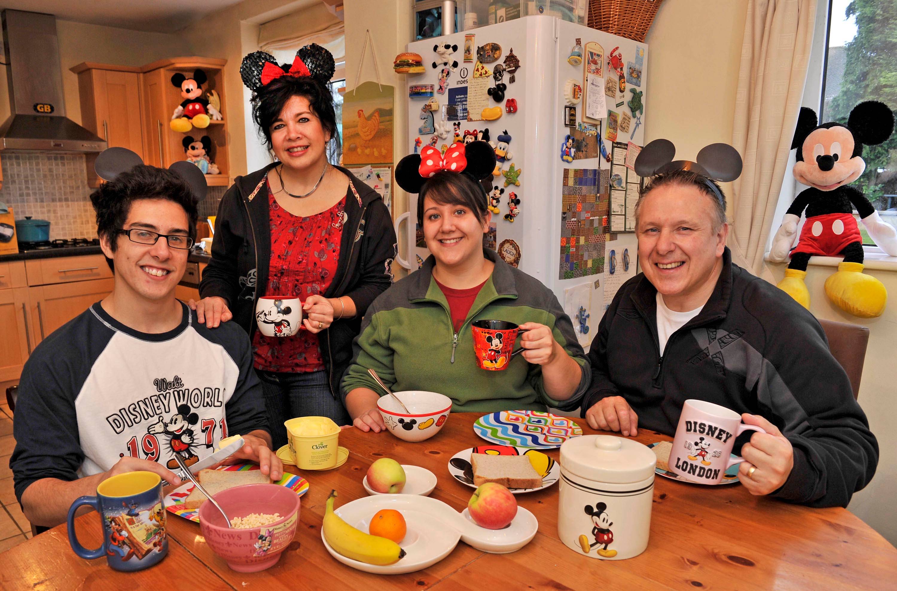 The world's first ever 'Walt Disney World Family' unveiled