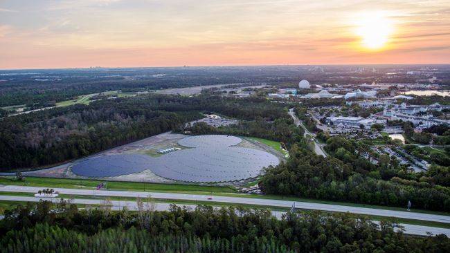 PHOTO - Walt Disney World's solar facility goes live