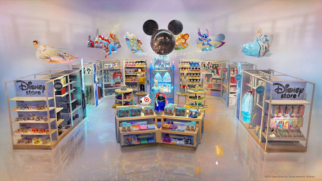 Target Disney Store shop-in-shop