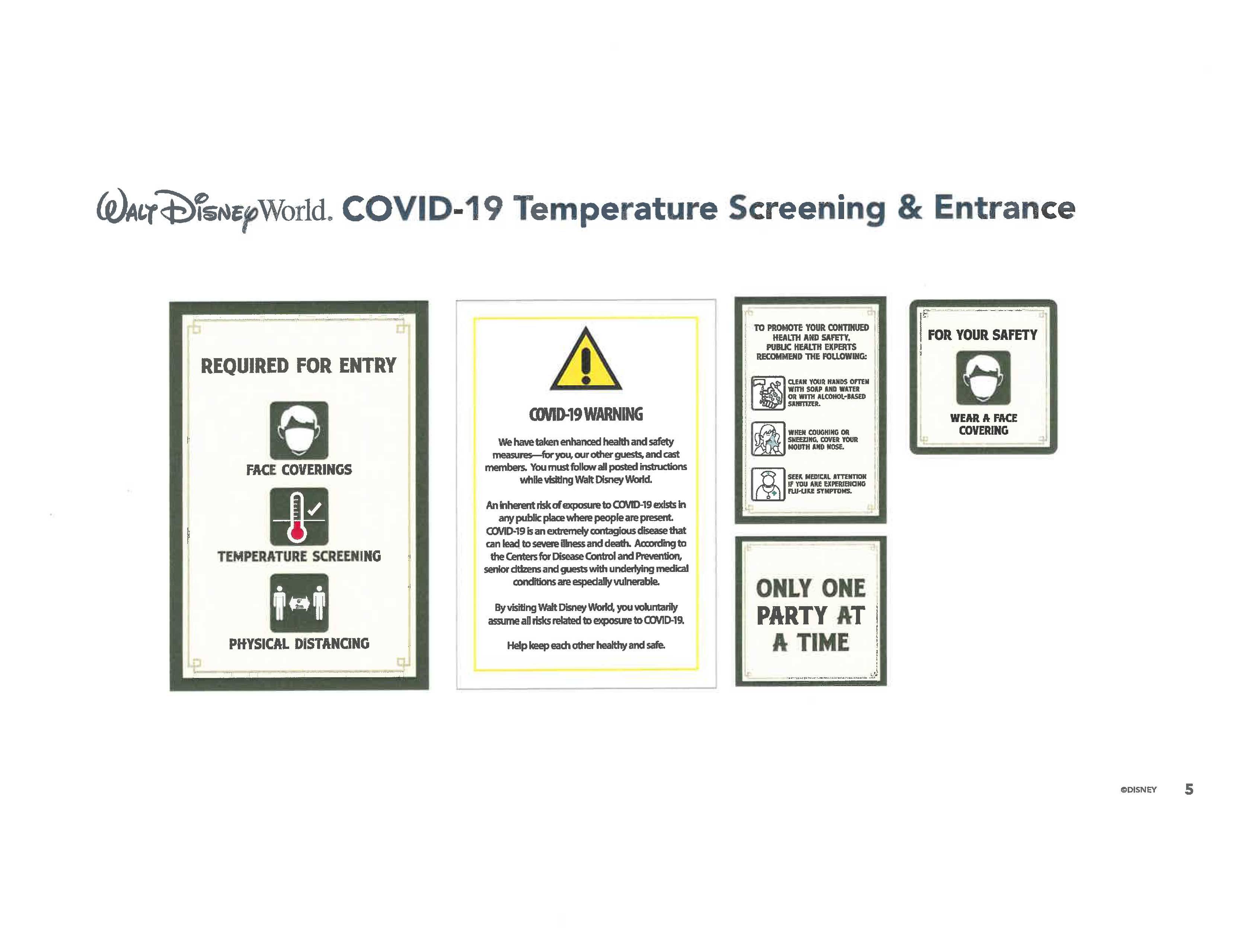 Walt Disney World COVID-19 reopening presentation