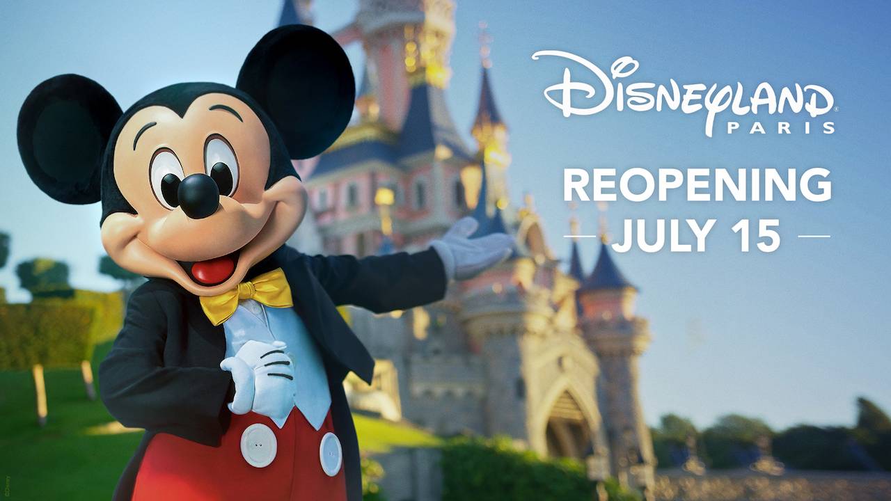 Disneyland Paris to reopen July 15