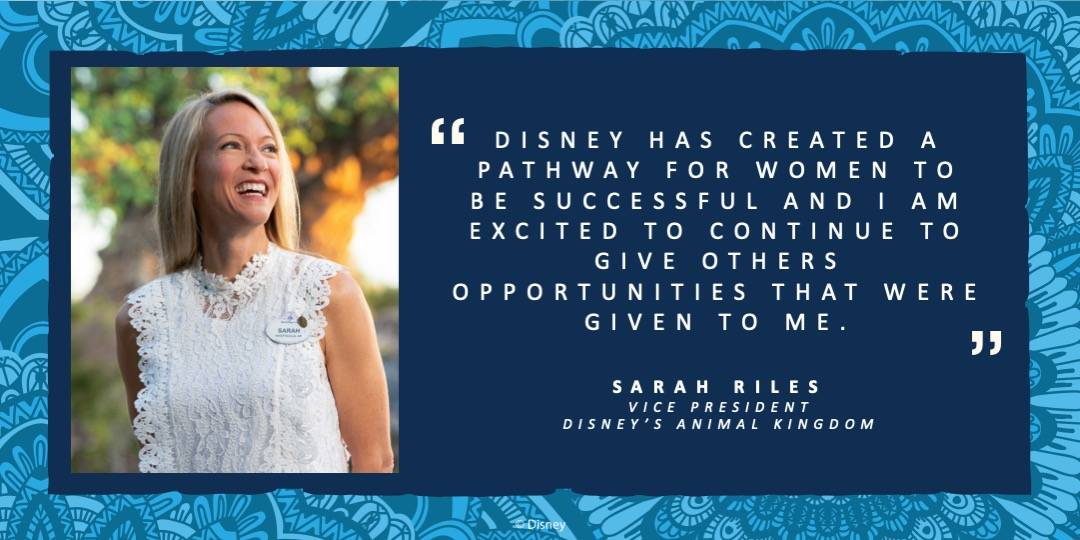 Sarah Riles, Vice President Disney's Animal Kingdom