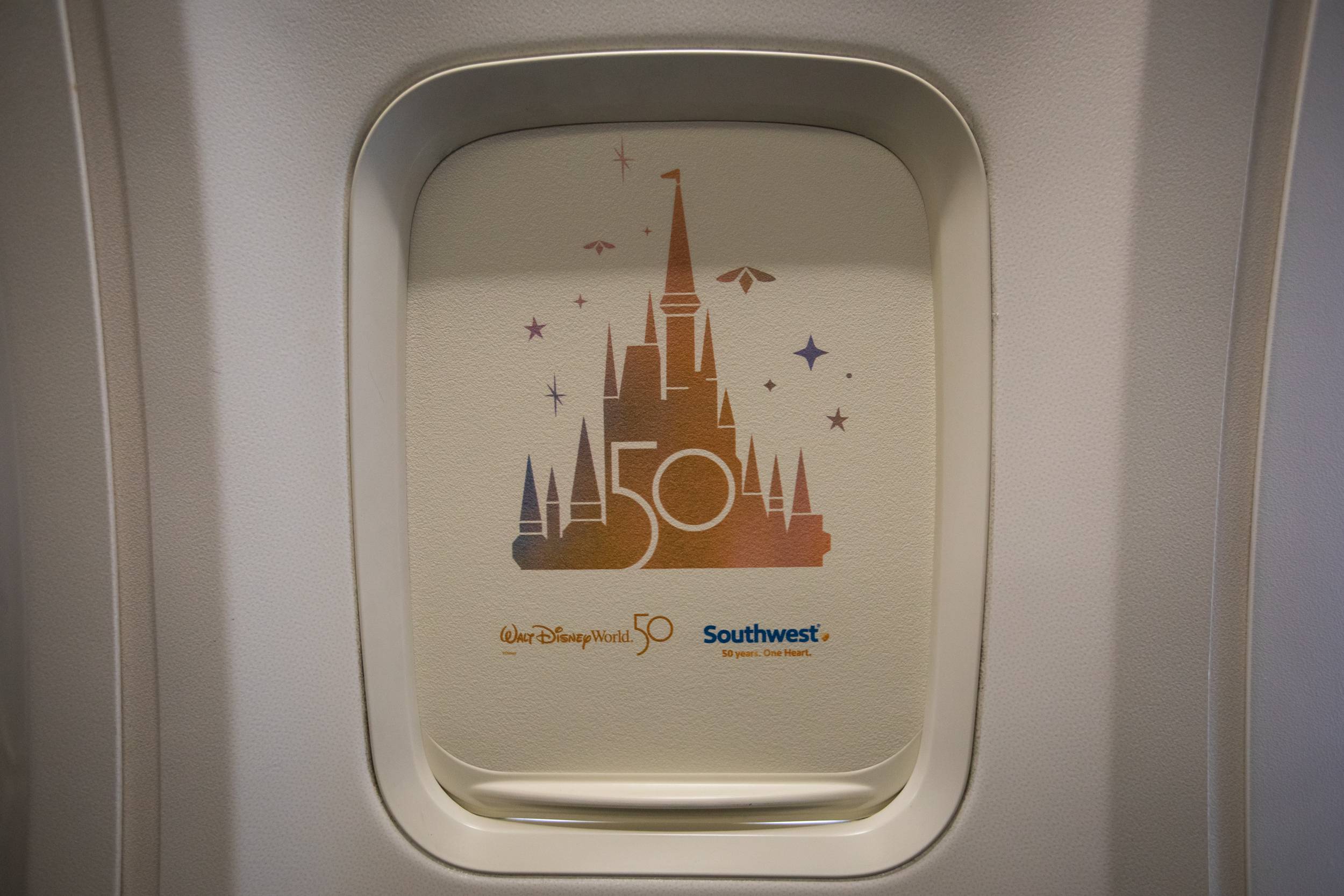 Southwest Airlines and Walt Disney World Resort 50th Anniversary Commemorative Aircraft