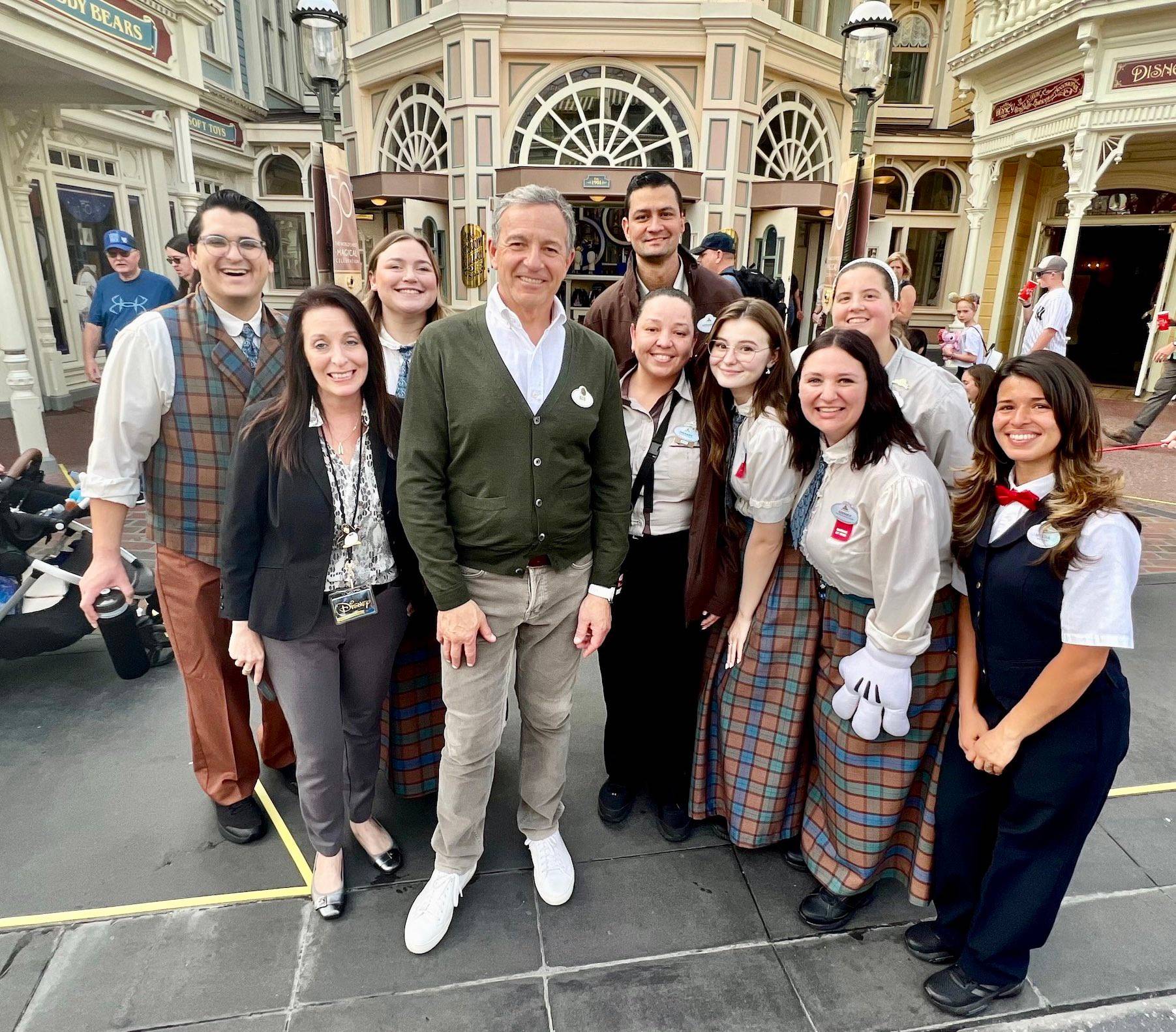 Bob Iger visiting Walt Disney World earlier this year