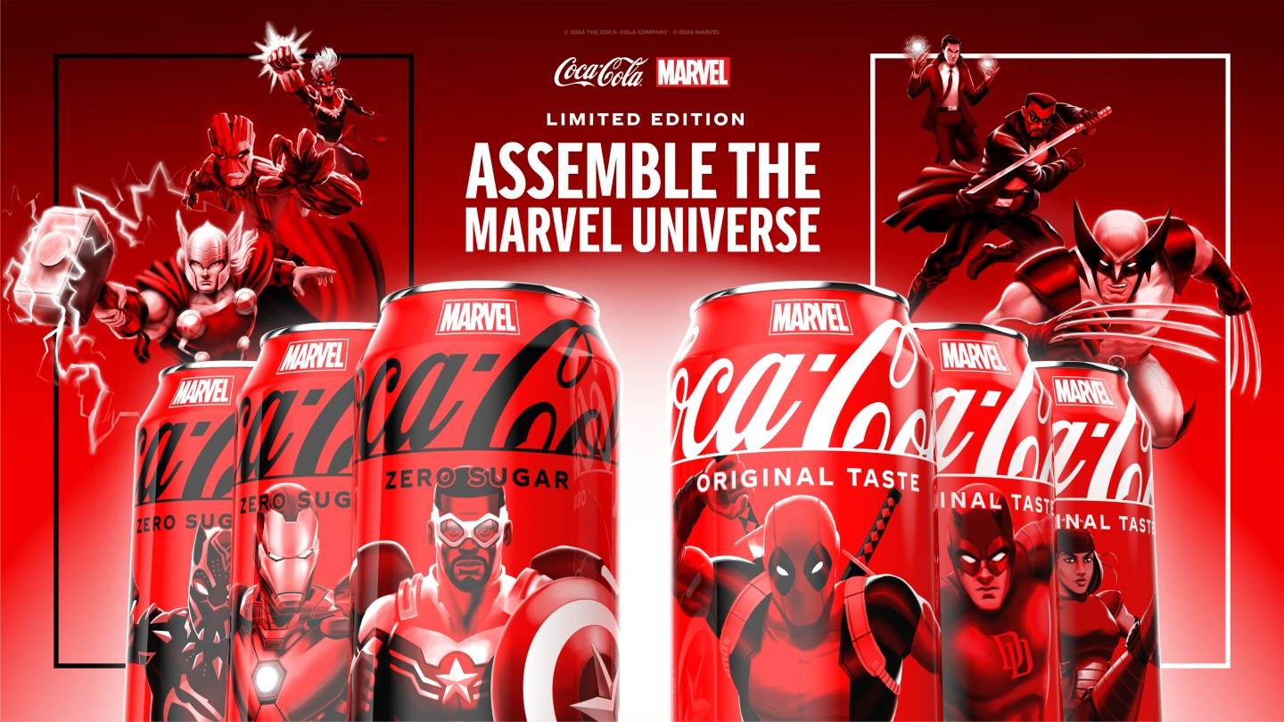 Collectible Marvel character cans launched in new Coca-Cola and Disney collaboration