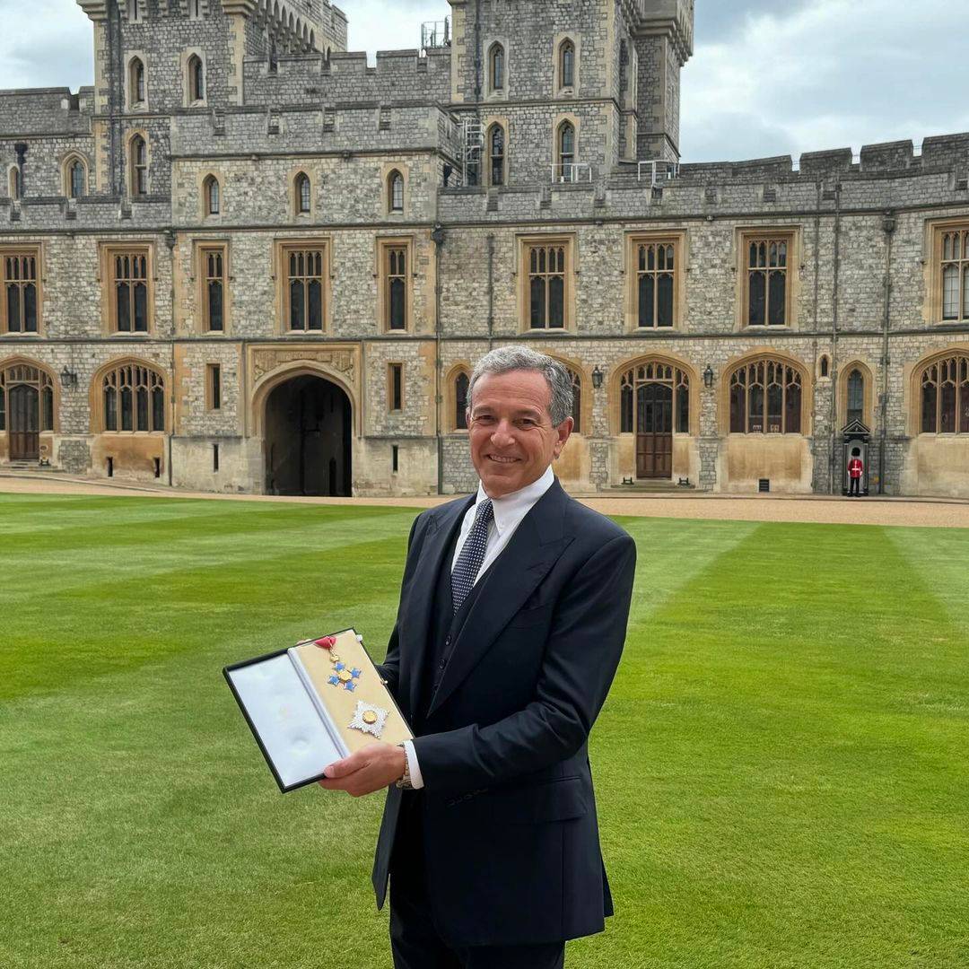 Bob Iger Knighthood at Windsor Castle